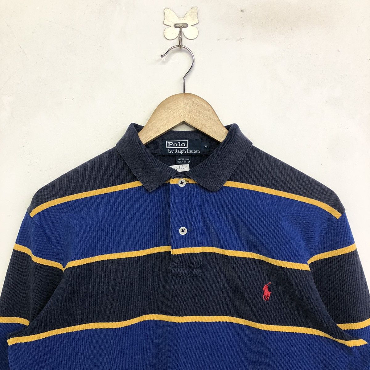 Polo Ralph Lauren Polo Ralph Lauren Pony Long Sleeve Collar Stripe Shirt Size US M / EU 48-50 / 2 - 3 Thumbnail