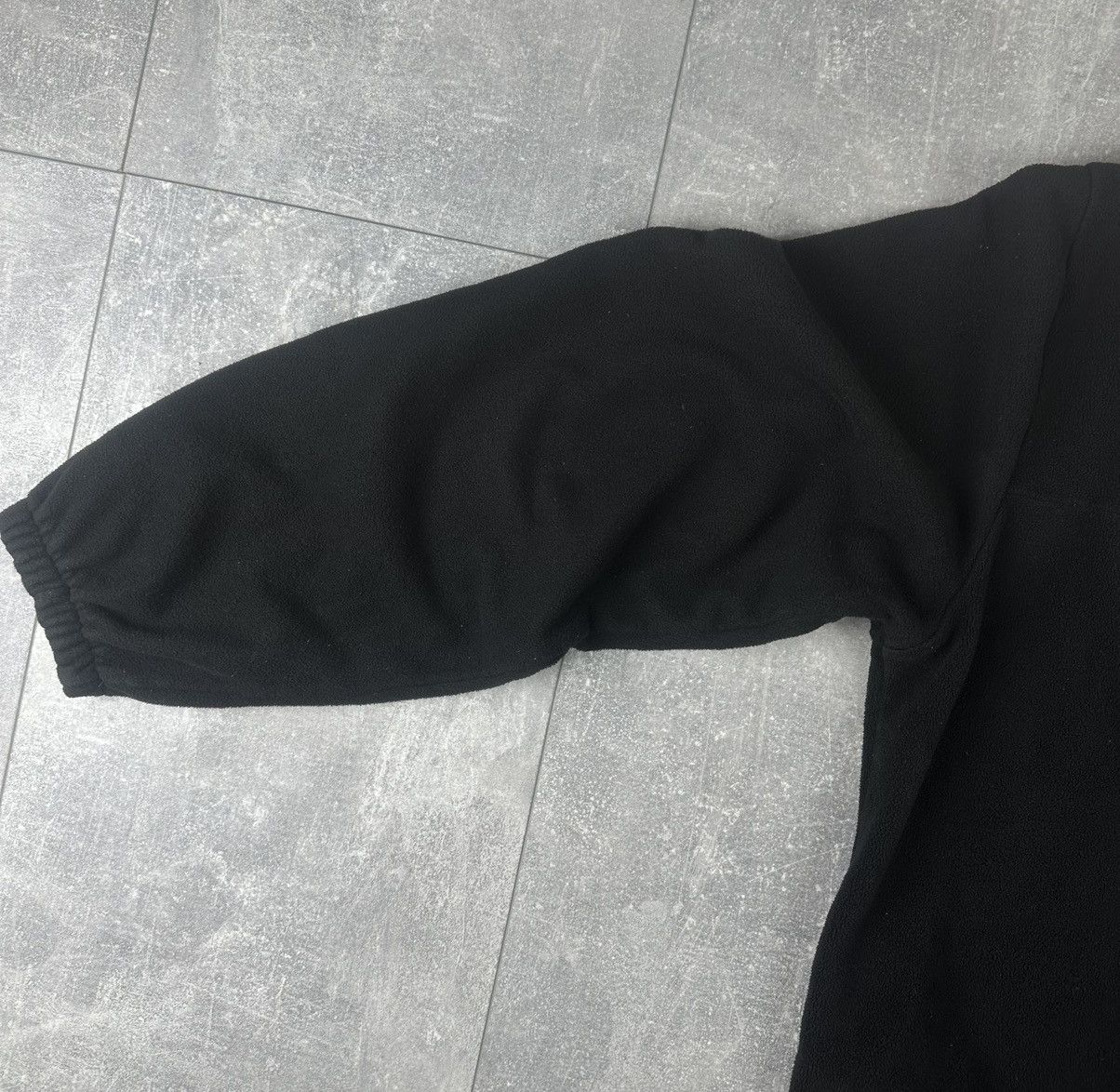 Stussy Stussy Logo Tape Mock Black Neck Mens Fleece Jacket Size US L / EU 52-54 / 3 - 15 Thumbnail