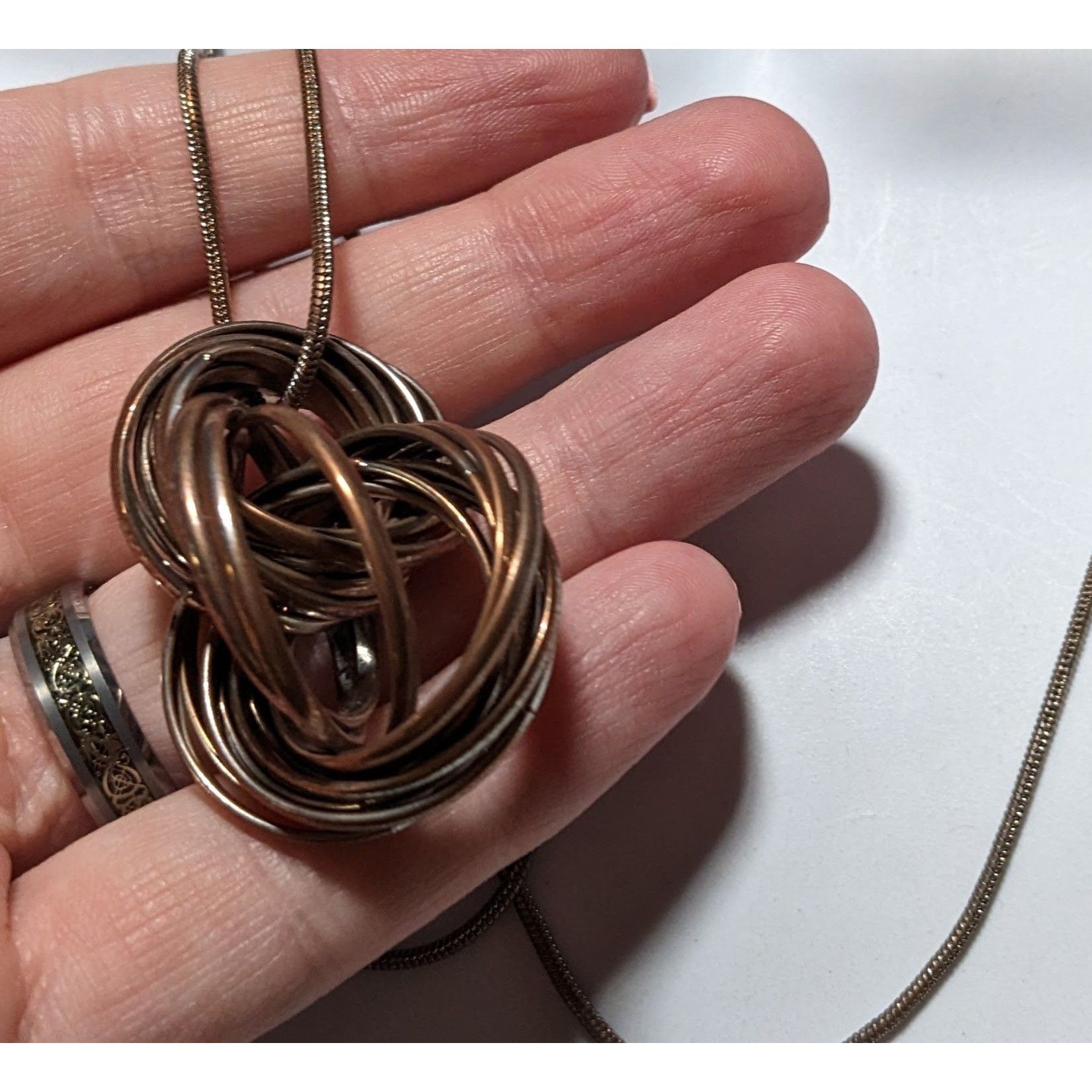 Other Ring Knot Pendant Necklace Size ONE SIZE - 6 Thumbnail