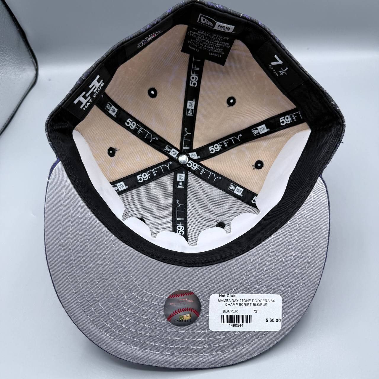 New Era Los Angeles LA Dodgers Hat 7 1/4 Black Mamba Fitted Hatclub Size ONE SIZE - 2 Thumbnail