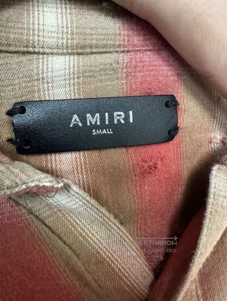 Amiri Amiri Red shotgun shirt Size US S / EU 44-46 / 1 - 5 Thumbnail