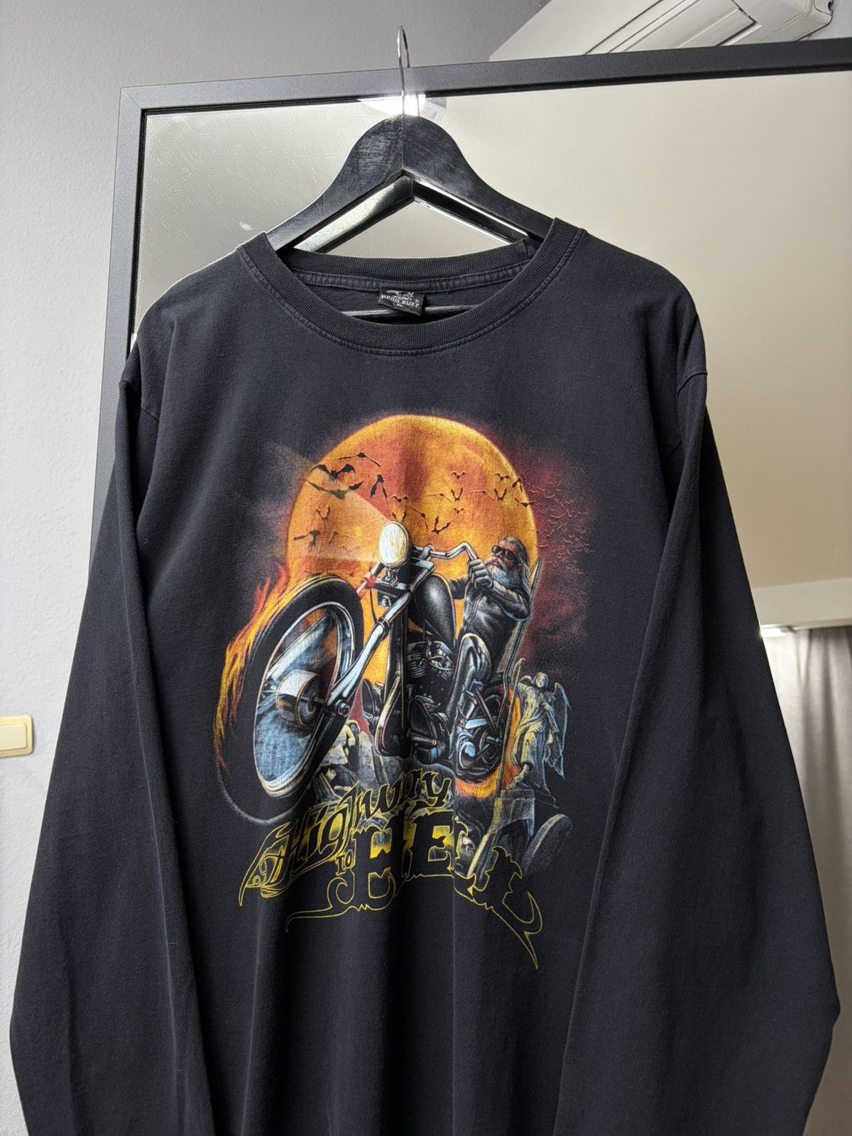 Harley Davidson Vintage Harley-Davidson Long Sleeve Tee Biker Graphic Y2K Size US XL / EU 56 / 4 - 9 Thumbnail