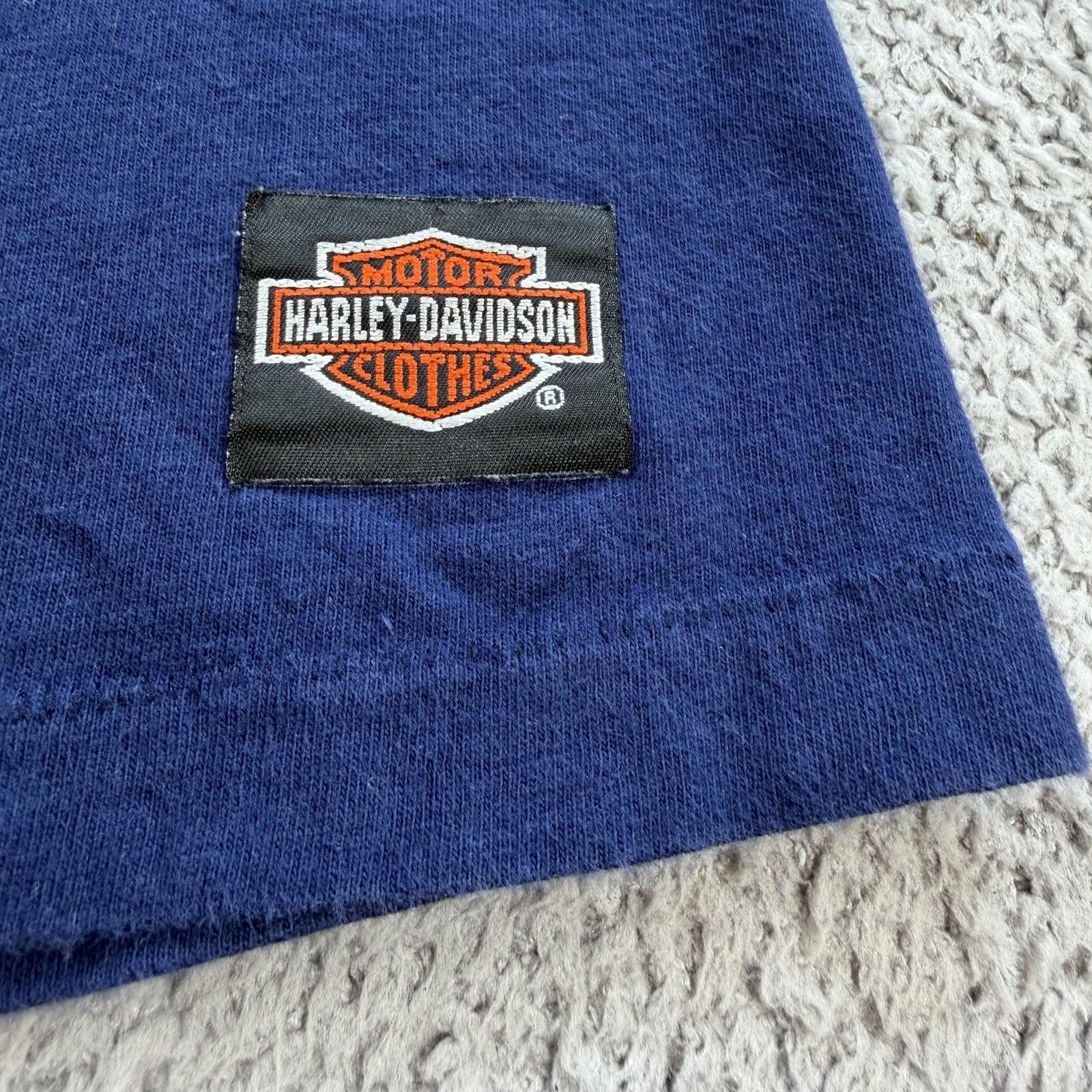Harley Davidson Vintage 90s Harley Davidson Freedom Eagle T Shirt Maine Size US M / EU 48-50 / 2 - 5 Thumbnail