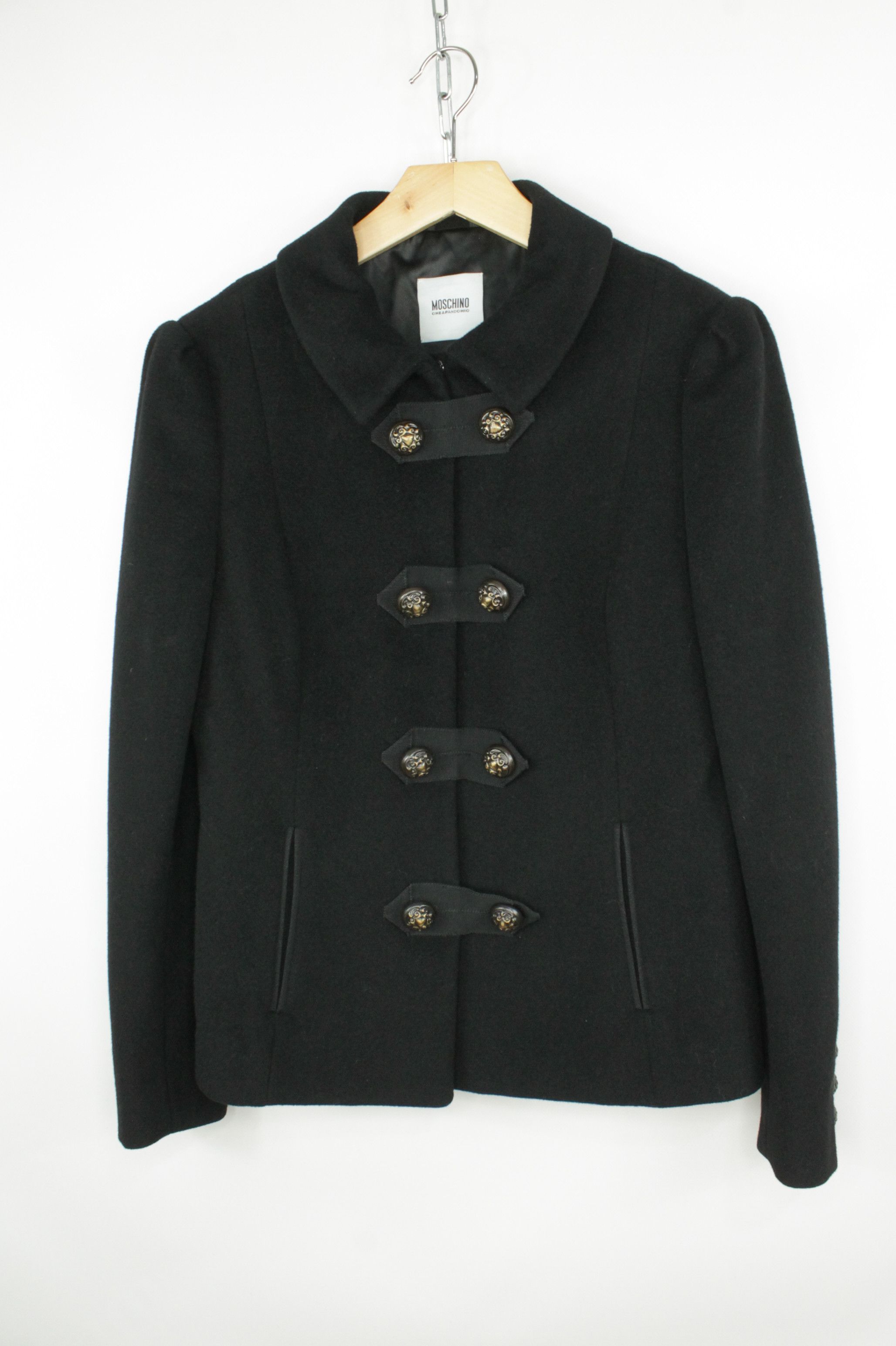 Moschino Moschino Cheap And Chic Angora Wool Military Jacket Women's Size M / US 6-8 / IT 42-44 - 1 Thumbnail