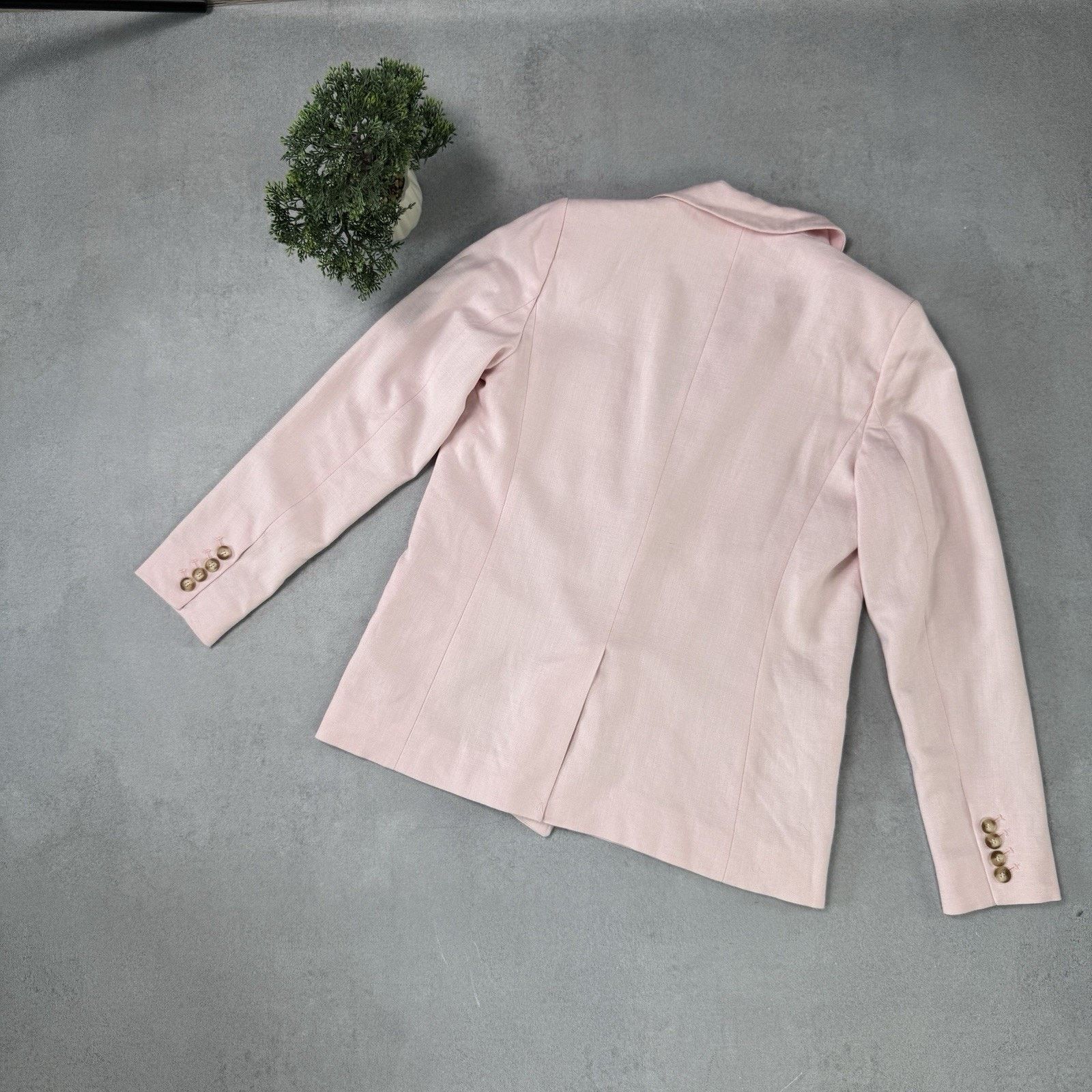 Sezane Sezane Paris Pink Double-Breasted Blazer Jacket Women's Size XS / US 0-2 / IT 36-38 - 13 Thumbnail