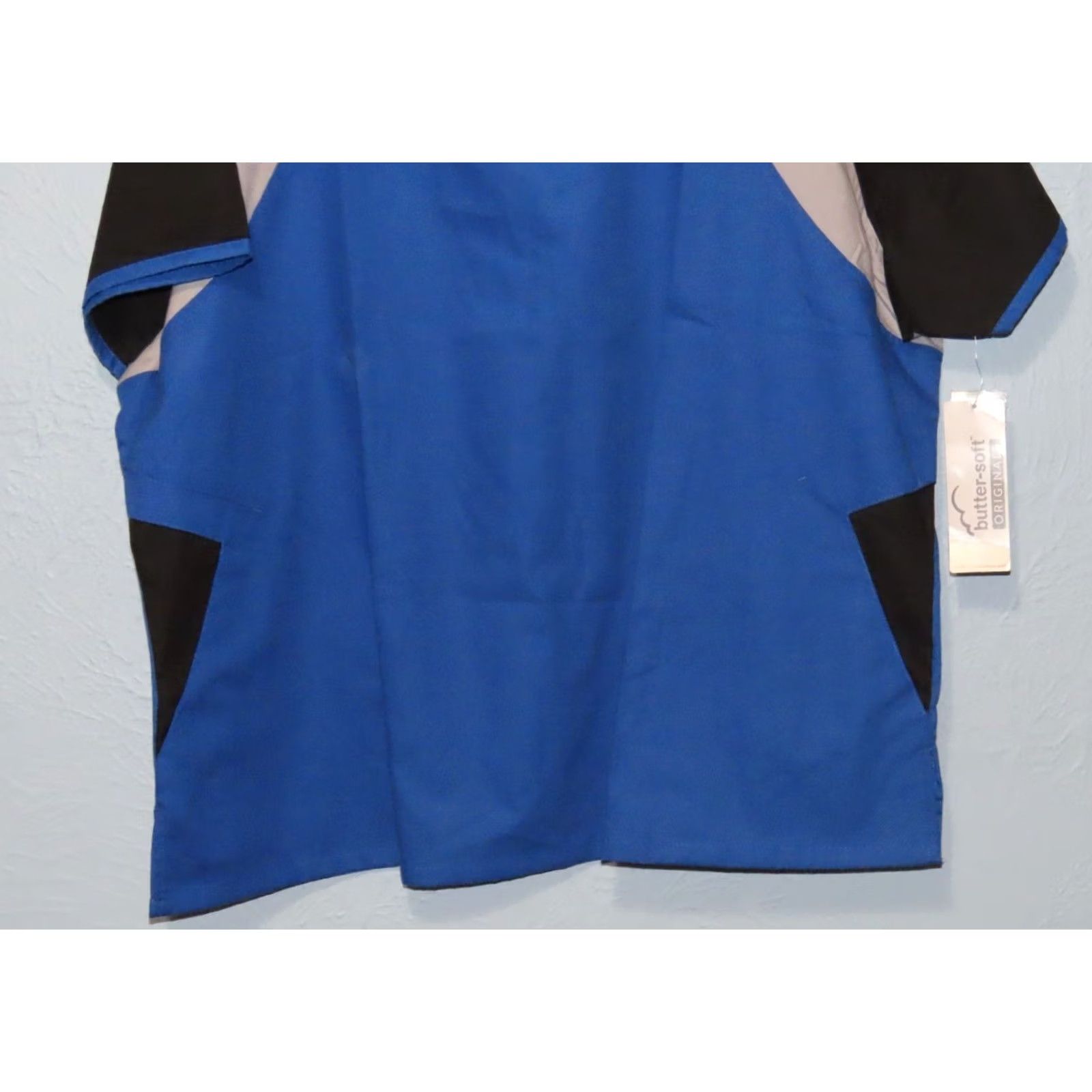 Vintage Butter-soft V-Neck 3XL Scrub Top Women Blue Gray Black NWT Cotton Blend Solid Nurse Medical Shirt Size US XXL / EU 58 / 5 - 2 Thumbnail