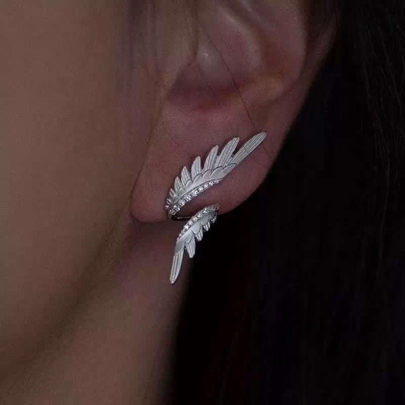 Other Angel Wings Stud Earrings for Women Size ONE SIZE - 1 Thumbnail