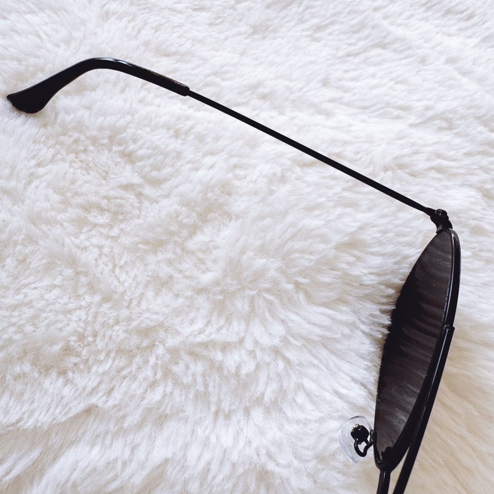 Other Cynthia Black Aviator Slim Sunglasses Size ONE SIZE - 6 Thumbnail