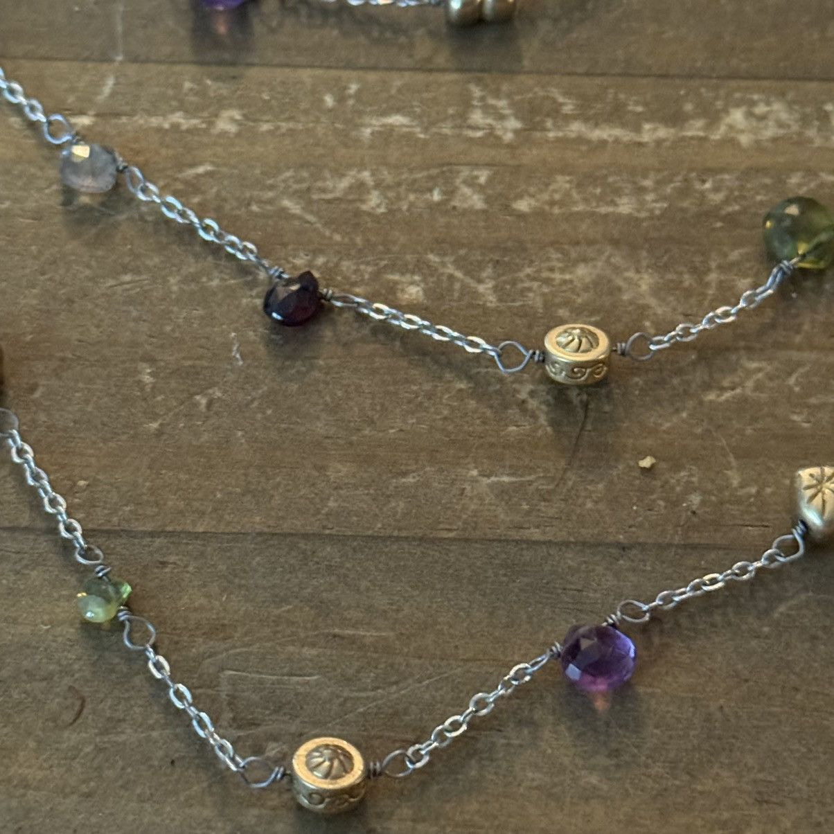 Brighton Brighton silver tone triple layered strand station necklace Size ONE SIZE - 5 Thumbnail