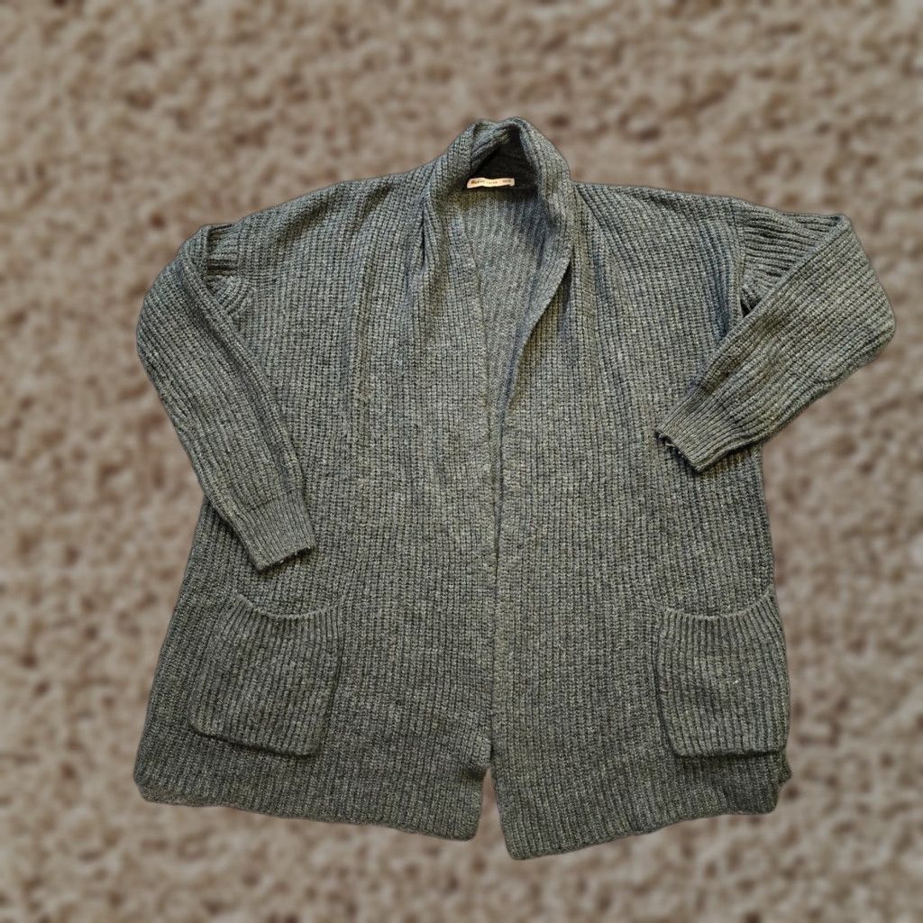 Marine Layer Marine Layer Cardigan Womens Small Green Wool Cashmere Blend Cozy Open Pocket Sweater Cardigan Womens Green Wool Cashmere Open Pocket Size S / US 4 / IT 40 - 1 Thumbnail