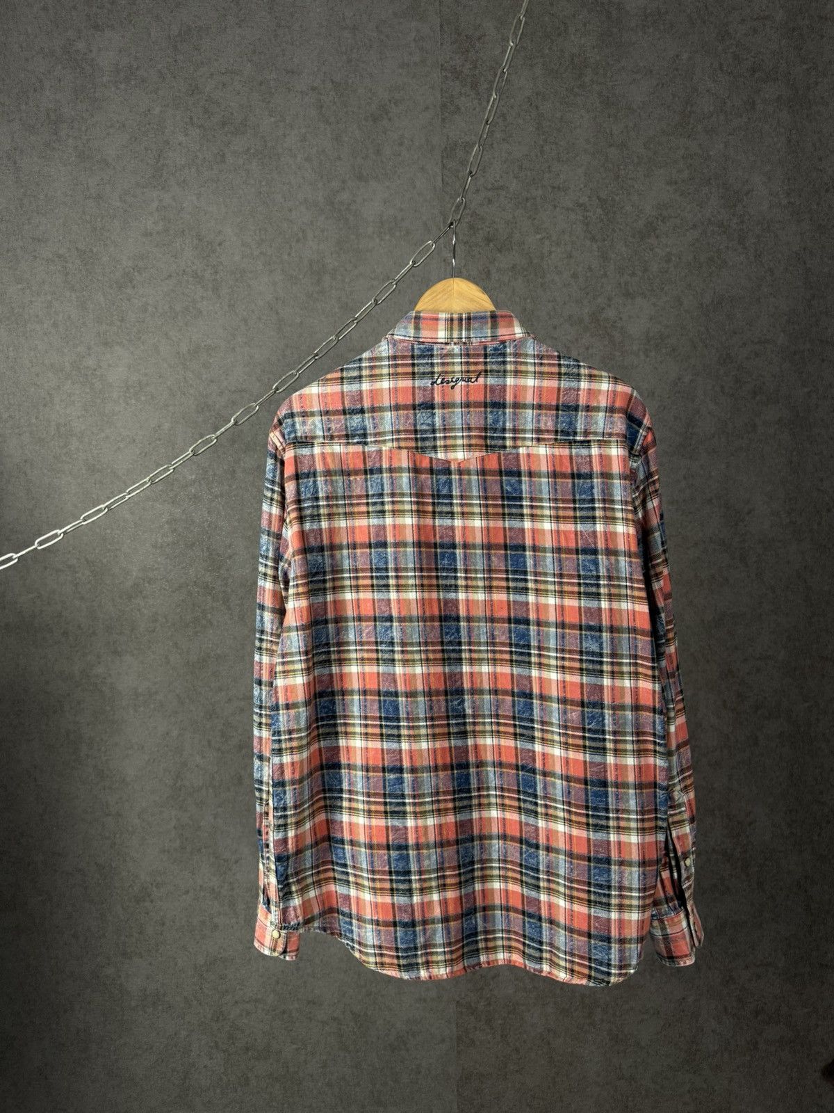 Desigual Desigual designer checkered shirt Size US L / EU 52-54 / 3 - 5 Thumbnail