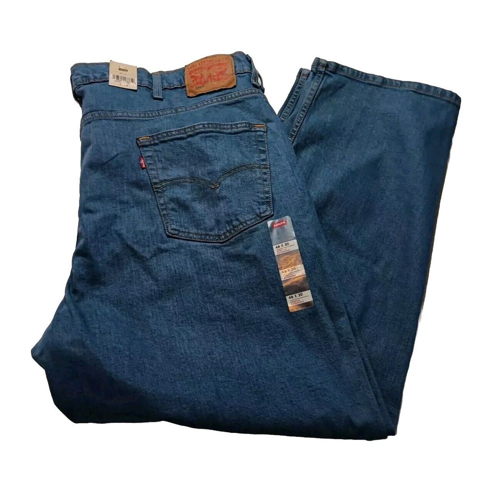 Levi's Levi's 550 Jeans Men's 46x30 Relaxed Fit Stretch Extensible Size US 44 / EU 60 - 1 Thumbnail