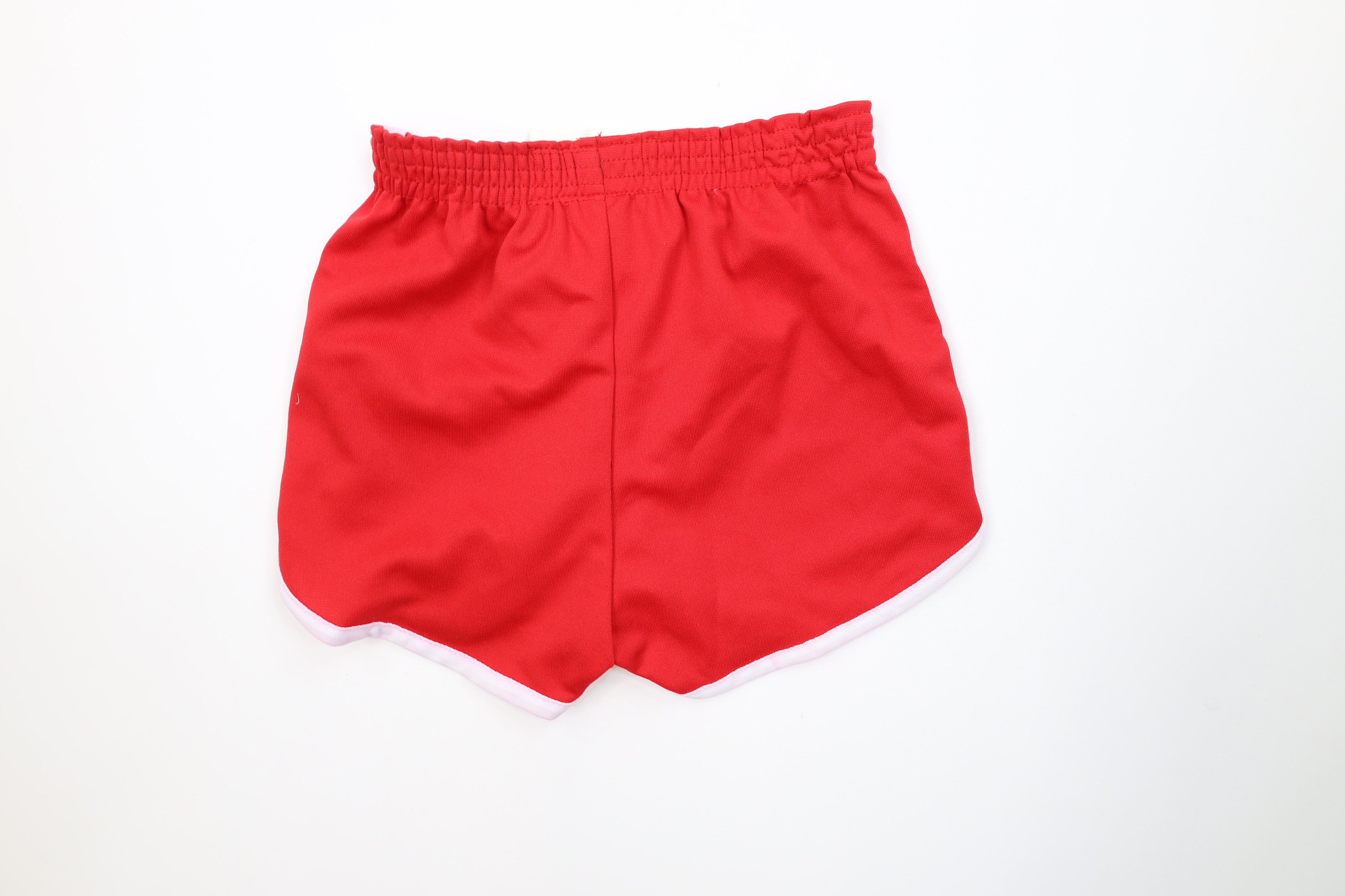Vintage Deadstock Vintage 70s Streetwear Knit Short Shorts Red USA Size US 30 / EU 46 - 8 Thumbnail