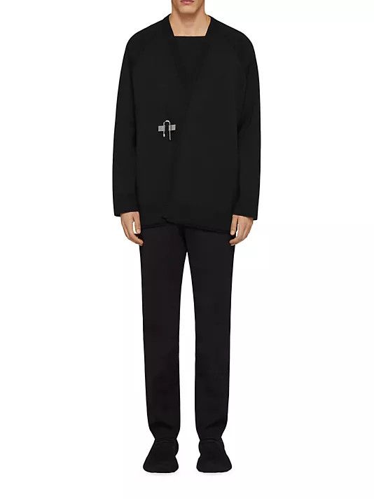 Givenchy o1w1db10325 U Lock Cardigan in Black Size US L / EU 52-54 / 3 - 3 Thumbnail
