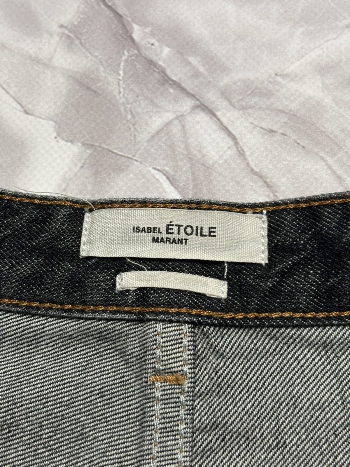 Isabel Marant Etoile Isabel Marant Etoile Belden High Rise Straight Jean Faded 34 Size 25" / US 0 / IT 36 - 13 Thumbnail