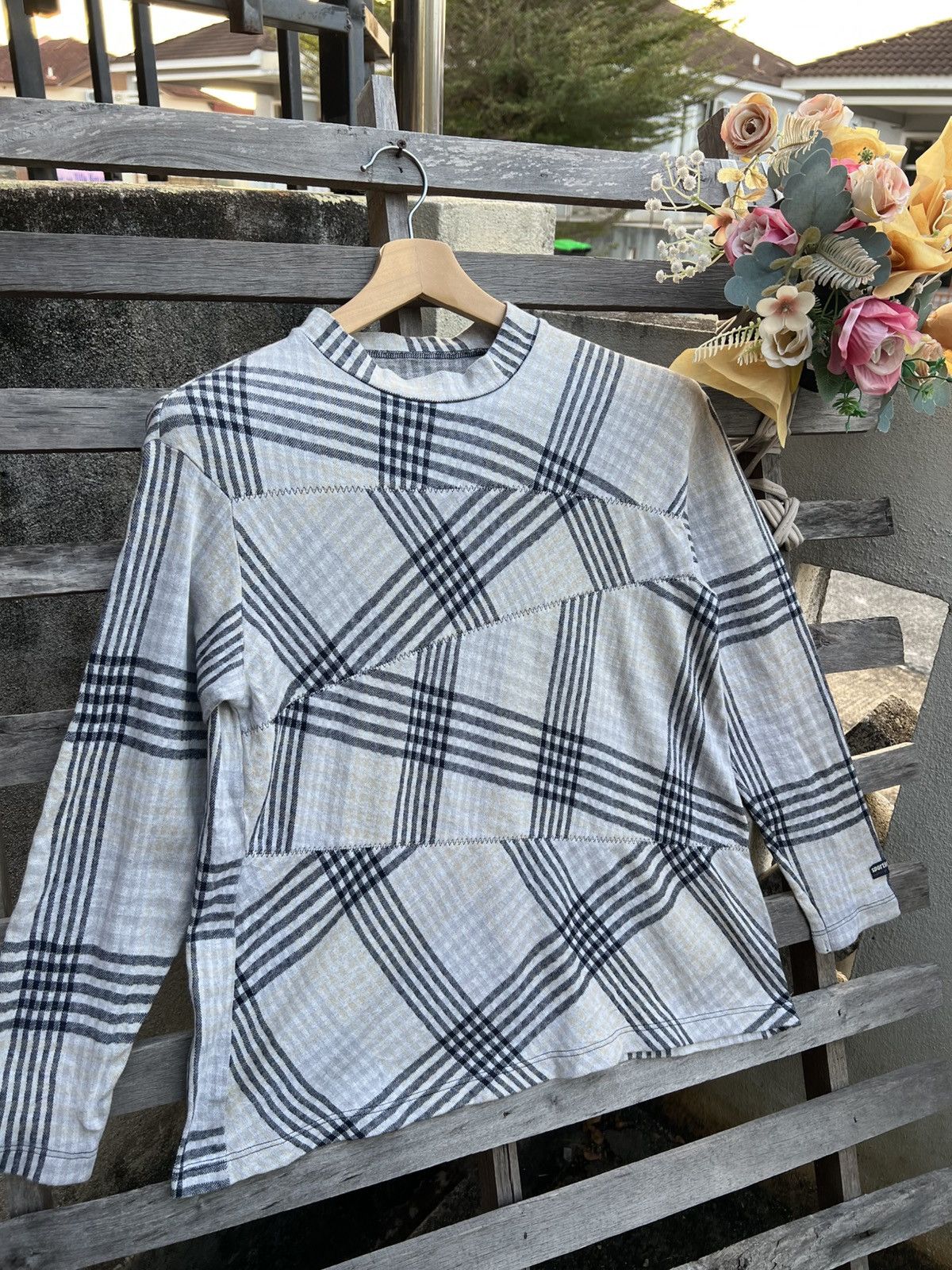 Hai Sporting Gear Hai Sporting Gear by Issey Miyake Checkered LongSleeve Shirt Size S / US 4 / IT 40 - 4 Thumbnail