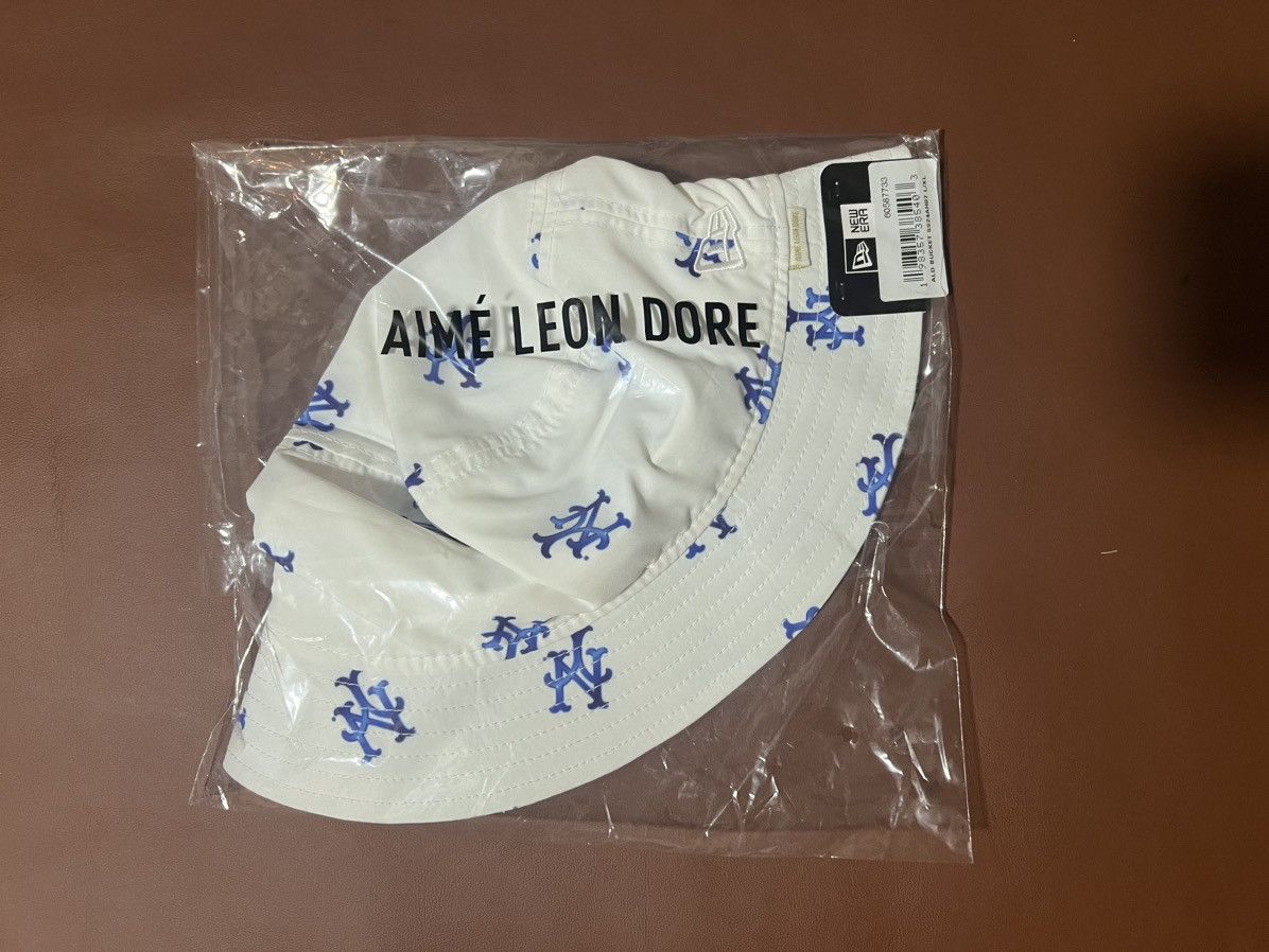 Aime Leon Dore × New Era Aime Leon Dore ALD / New Era Mets Nylon Bucket Hat White Size ONE SIZE - 1 Thumbnail