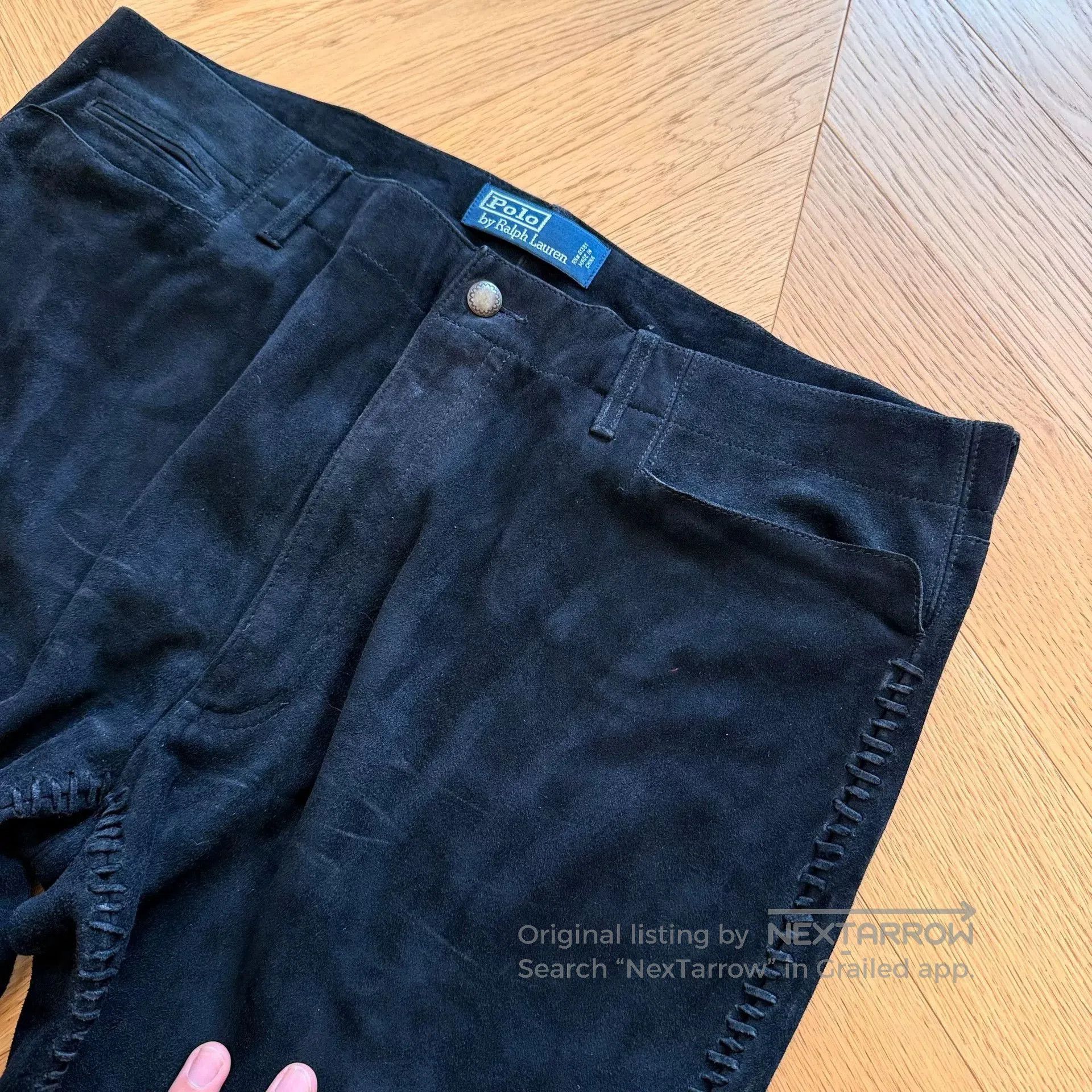 RLX Ralph Lauren Vintage Ralph Lauren Suede Pants. Size US 38 / EU 54 - 5 Thumbnail