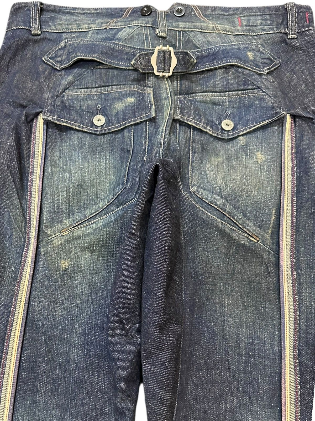CLOSED × Marithe + Francois Girbaud Vintage Le Jean De MFG Selvedge Avant Garde Style Denim Size US 36 / EU 52 - 6 Thumbnail