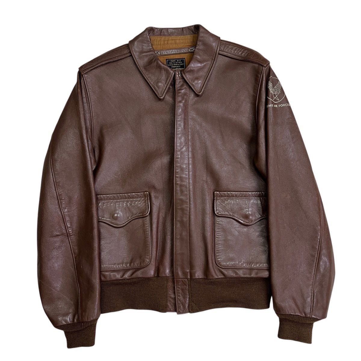 Buzz Rickson's Buzz Rickson Mfg Type A-2 Us Air Force Leather Jacket Size US M / EU 48-50 / 2 - 1 Thumbnail