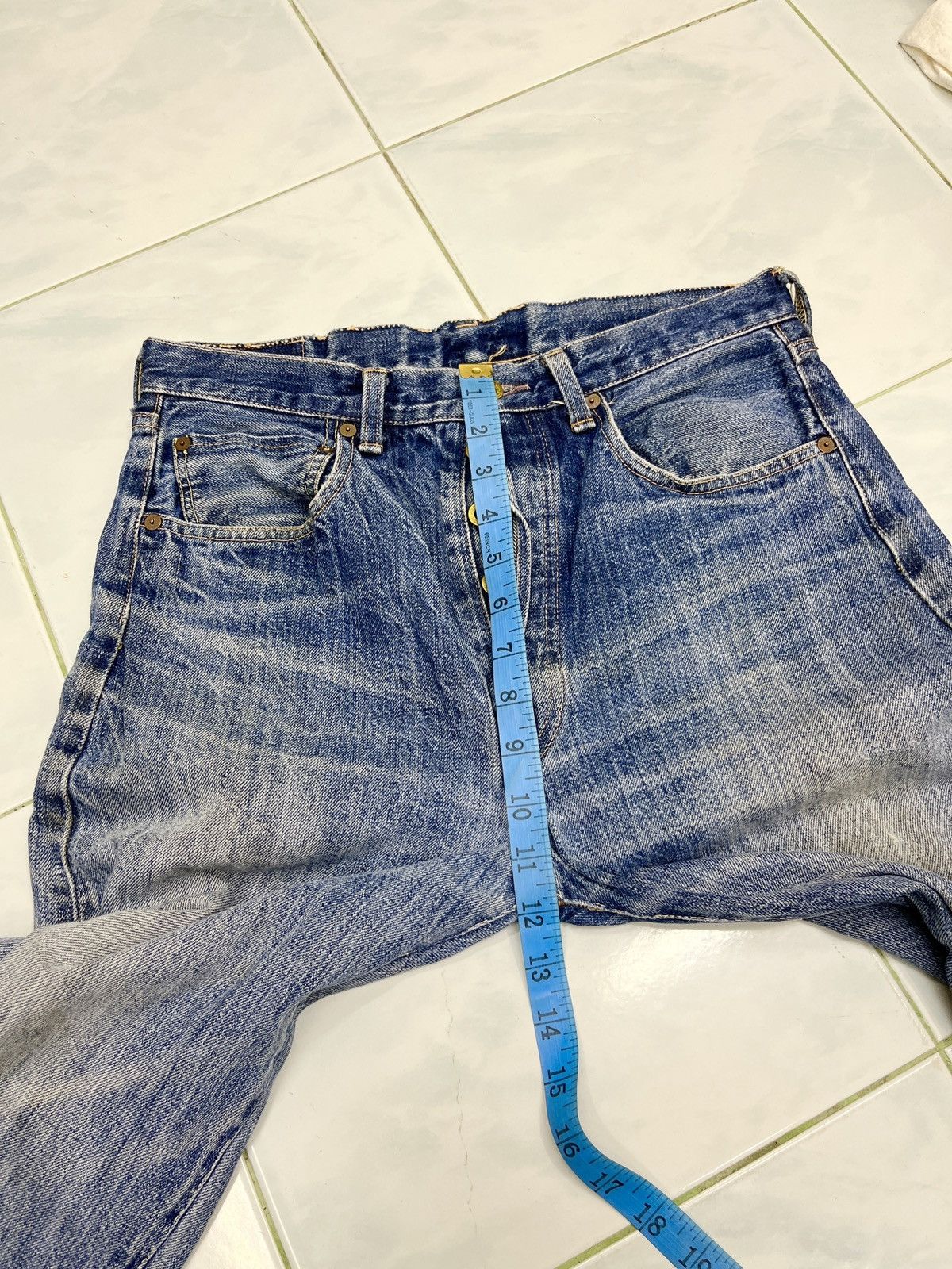 Vintage 🔥🔥🔥ARCHIVE SMITH SELVEDGE DENIM Size US 30 / EU 46 - 25 Thumbnail