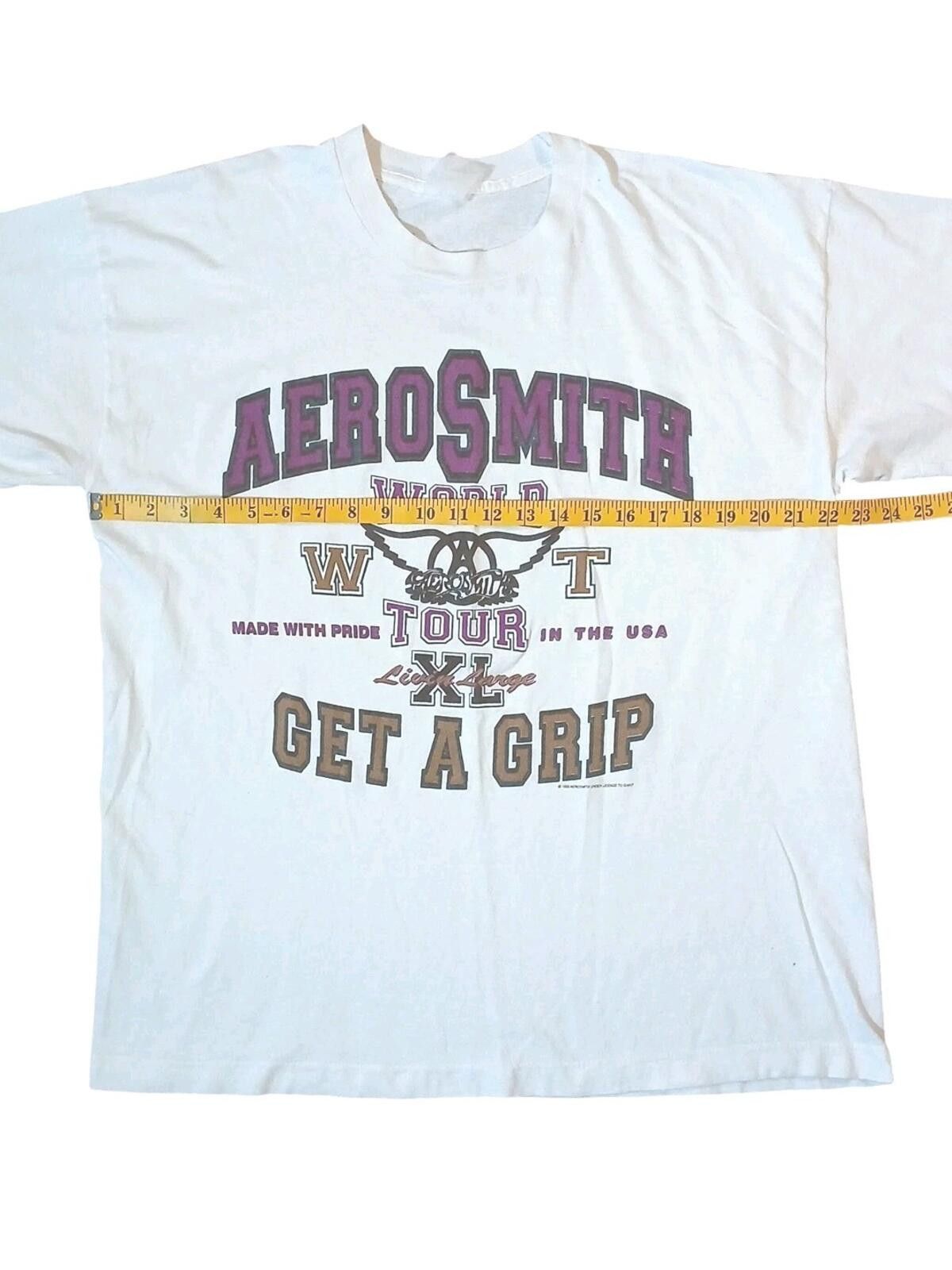 Acme Clothing Aerosmith Get a Grip 1993 World Tour T-Shirt Size Large Size US L / EU 52-54 / 3 - 6 Thumbnail