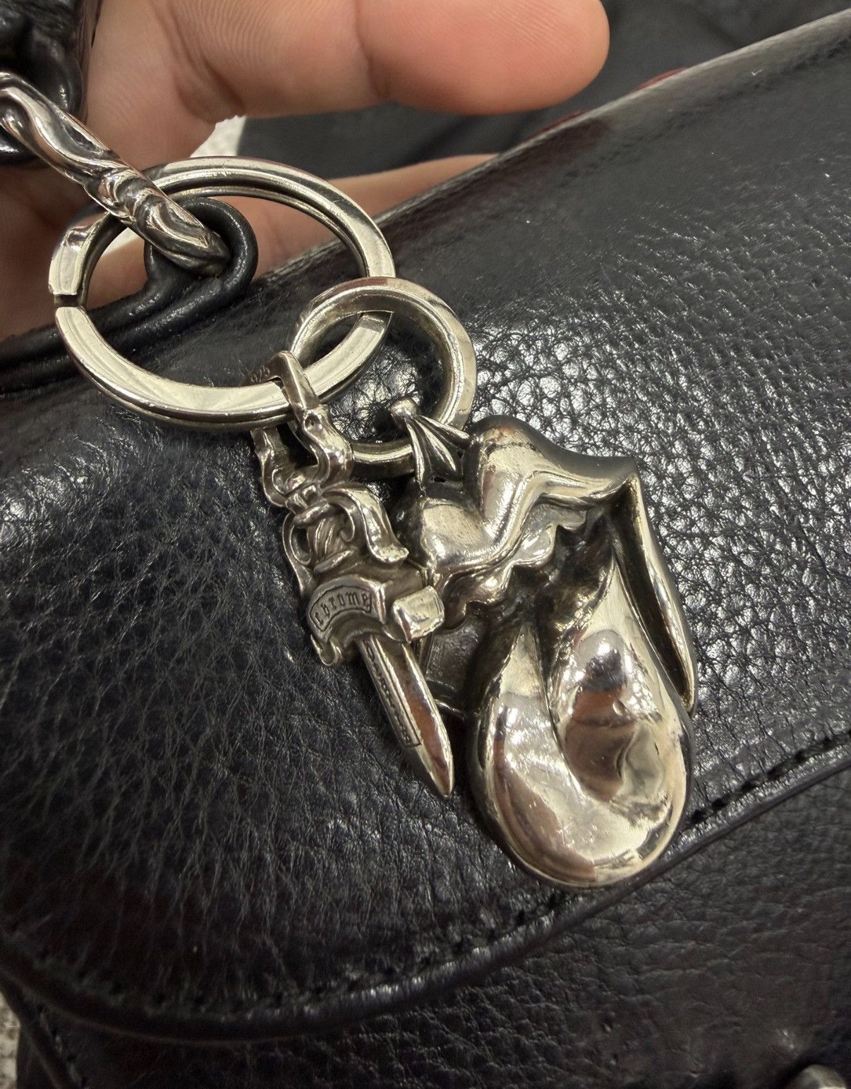 Chrome Hearts Chrome Hearts Red Rolling Stones Co-brand Doc Bag Size ONE SIZE - 5 Thumbnail