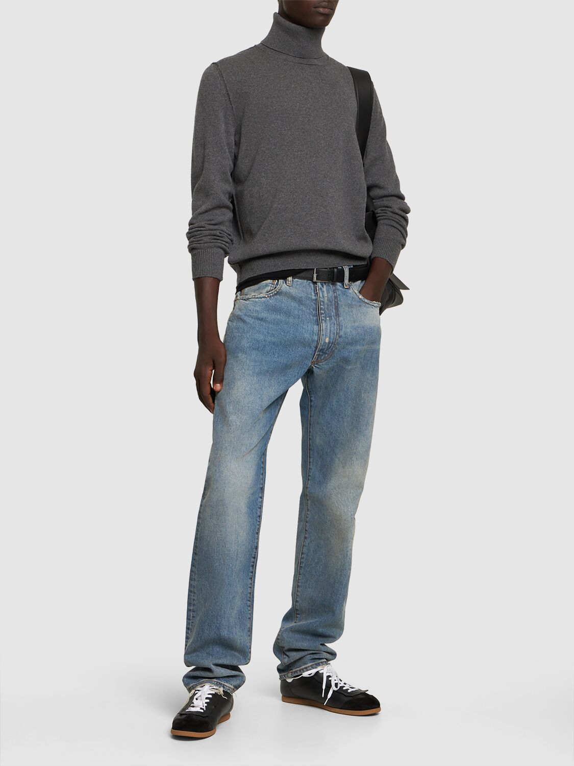 Maison Margiela o1y1124 Cashmere Turtleneck Sweater In Grey Size US S / EU 44-46 / 1 - 2 Thumbnail