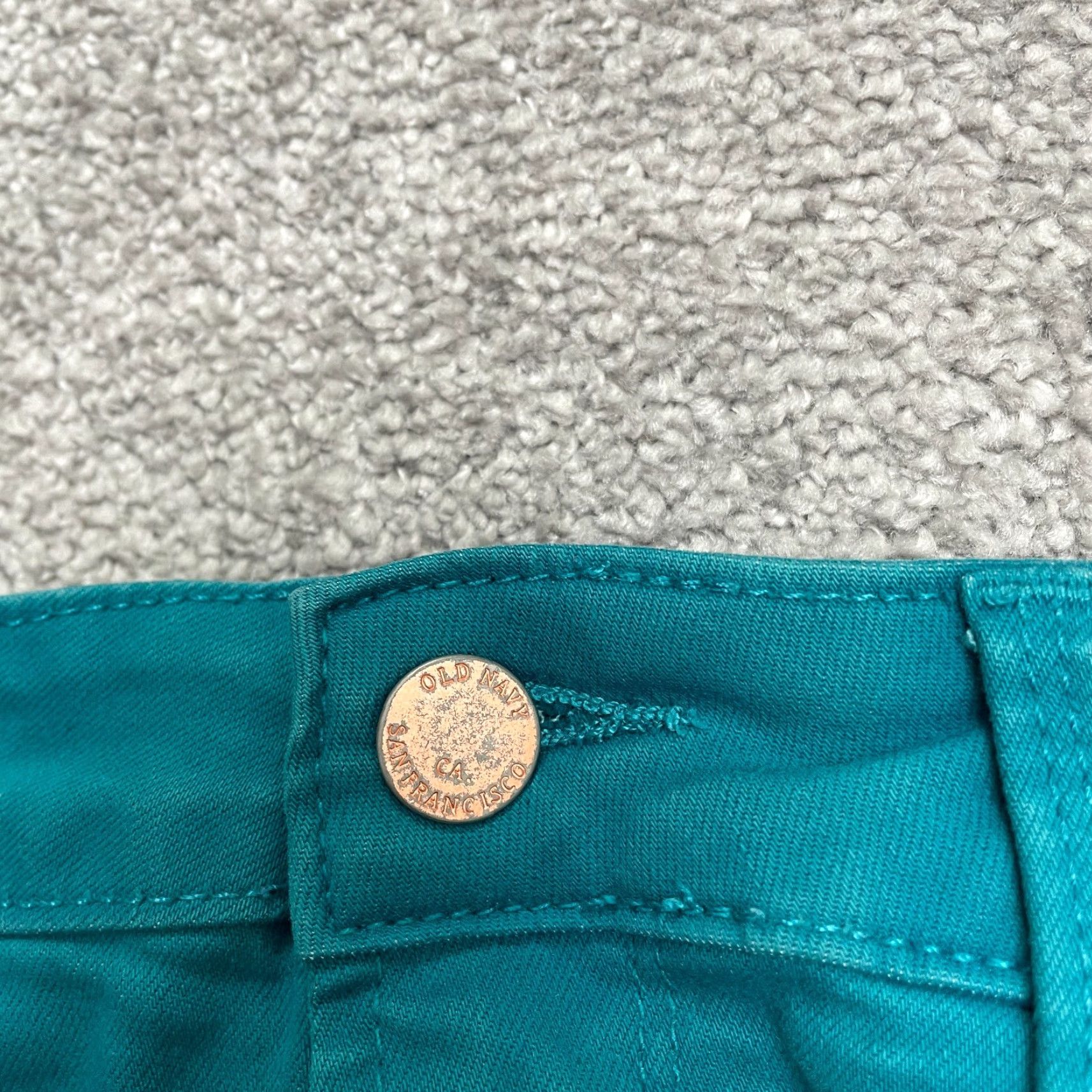 Old Navy Old Navy Rockstar Skinny Denim Jeans Womens 6 Teal Blue Mid Rise Stretch 28x26 Size 28" / US 6 / IT 42 - 3 Thumbnail