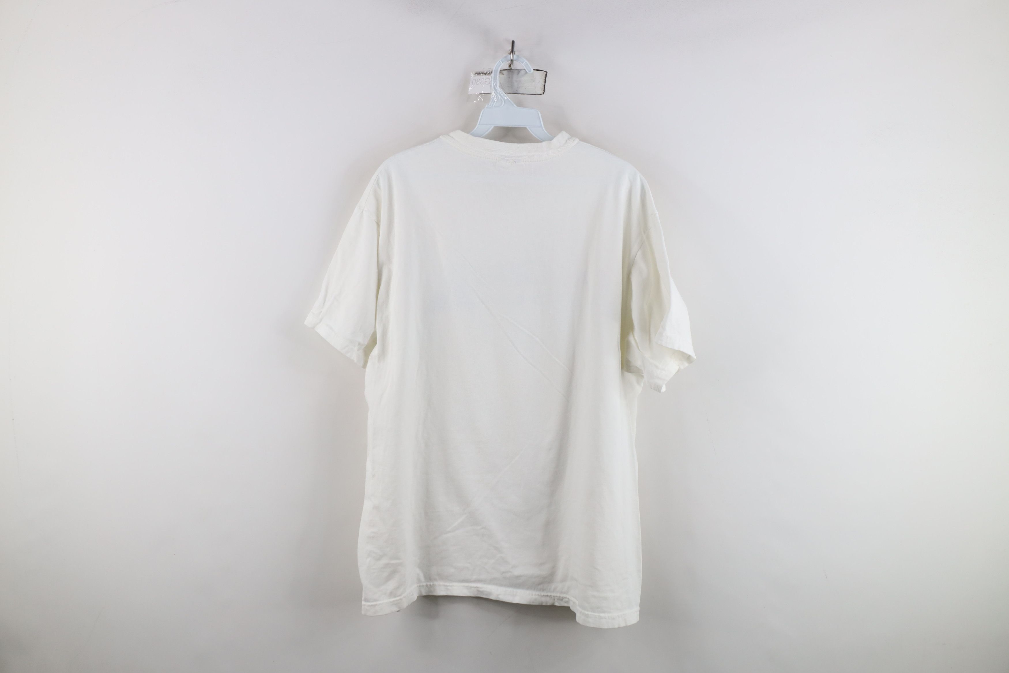 Vintage Vintage 90s Law Gibb Group Short Sleeve T-Shirt White Size US L / EU 52-54 / 3 - 9 Thumbnail