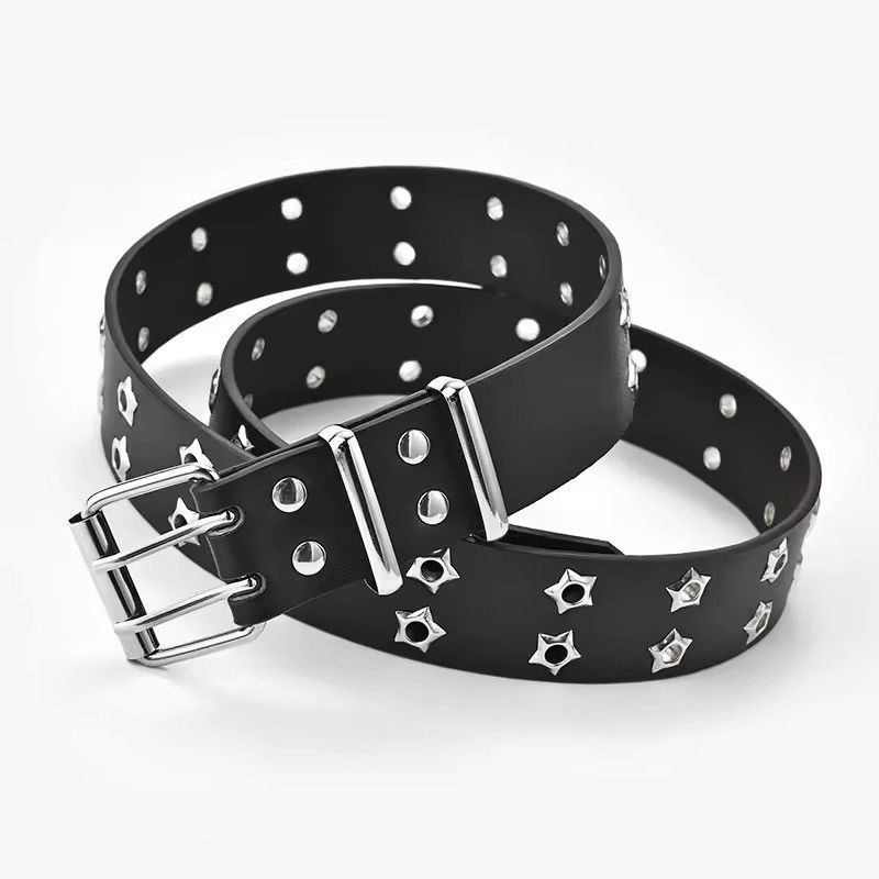 Japanese Brand BLACK STAR BELT 32 MENS2 Size 30 - 4 Thumbnail