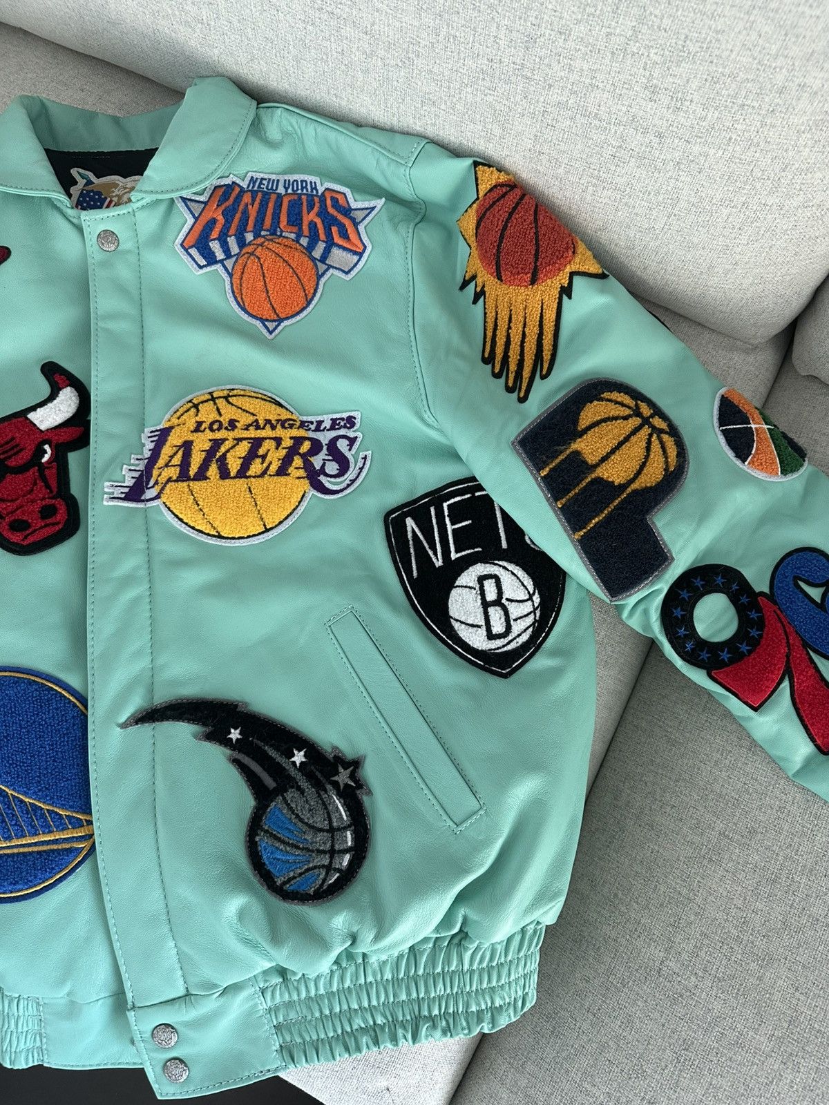 Jeff Hamilton Signed Jeff Hamilton x NBA logo jacket Size US L / EU 52-54 / 3 - 2 Thumbnail