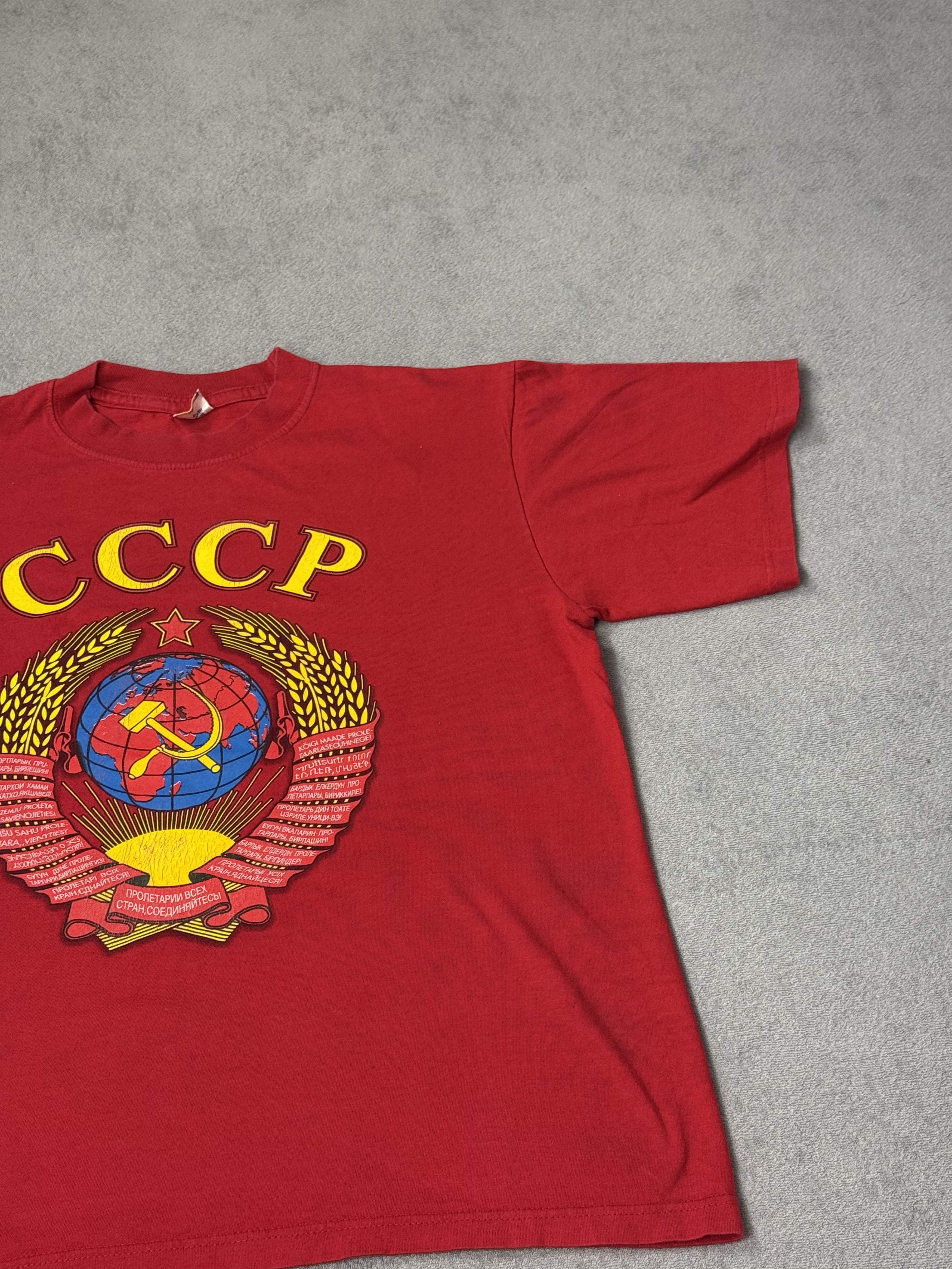 Cccp Vintage Red CCCP Soviet T-shirt Size US L / EU 52-54 / 3 - 3 Thumbnail