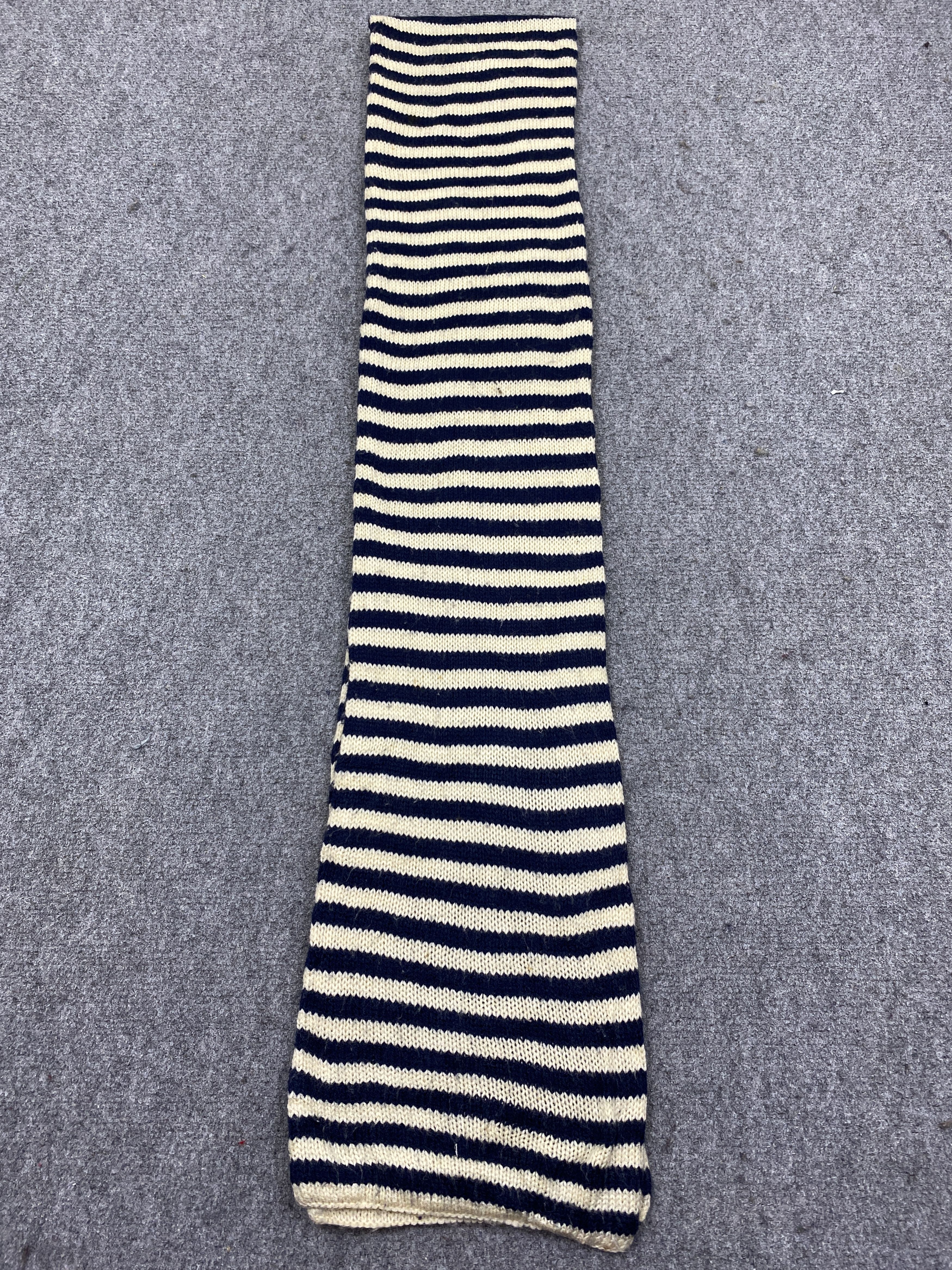 Japanese Brand Vintage Piko Scarf Muffler Wool Scarves SC0284 Size ONE SIZE - 2 Thumbnail