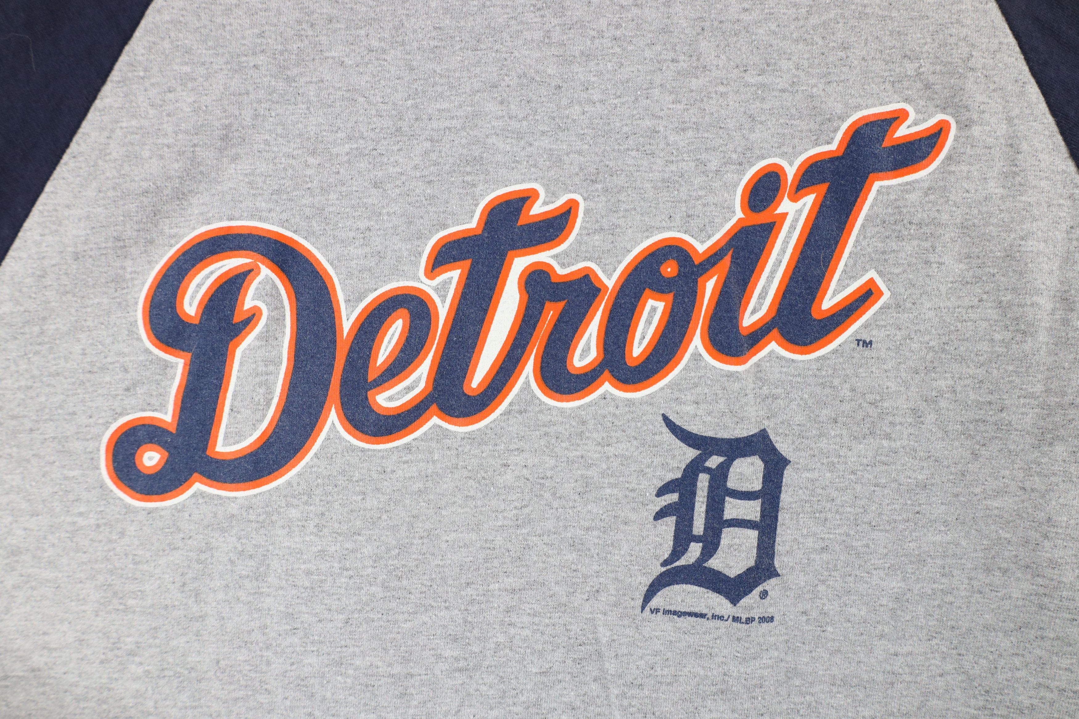 Majestic × Vintage Vintage Y2K 2008 Majestic Baseball 3/4 Sleeve Raglan T-Shirt Size US XL / EU 56 / 4 - 4 Thumbnail