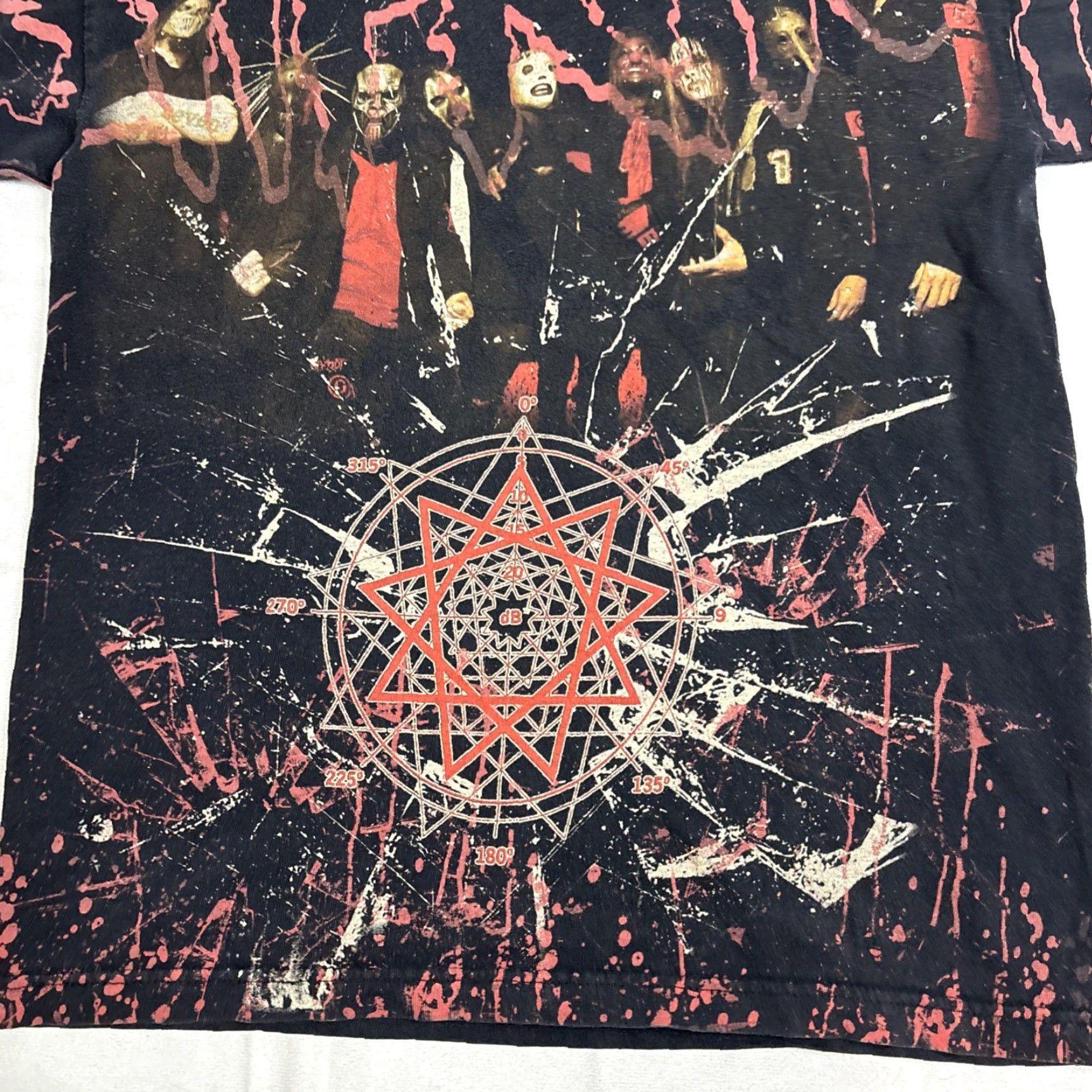 Vintage VINTAGE Slipknot T-Shirt Black Crew Neck Short Sleeve Men M Graphic Print 90s Music Size US M / EU 48-50 / 2 - 2 Thumbnail