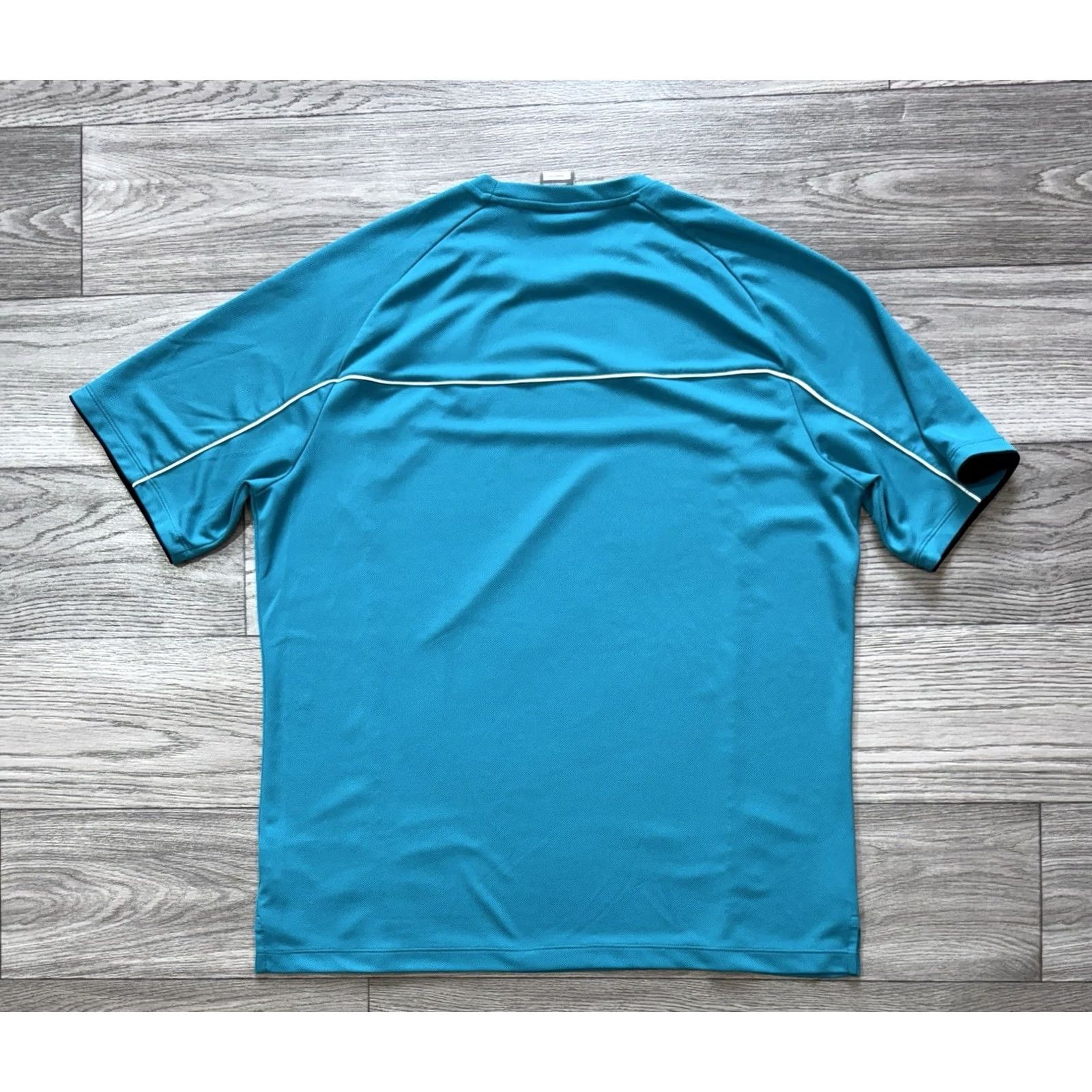 Nike Nike Tennis Dri-Fit Shirt Challenge Court XL Aquamarine Teal Men T-Shirt Activewear Dress Jersey Sportswear Sports Tee Size US XL / EU 56 / 4 - 2 Thumbnail