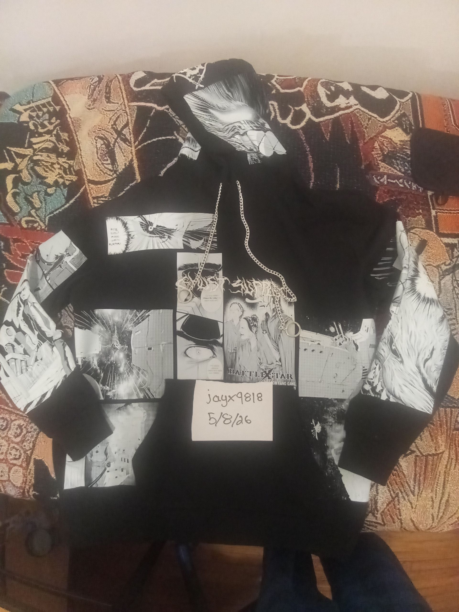 Ghost Supply Ghost Supply Xavier Wulf Collab Hoodie Size US L / EU 52-54 / 3 - 1 Thumbnail