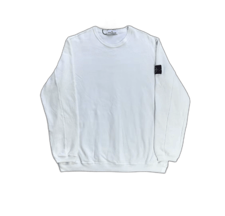 Stone Island Stone Island White Basic Sweatshirt Size 3XL -2506 Size US XXL / EU 58 / 5 - 1 Thumbnail