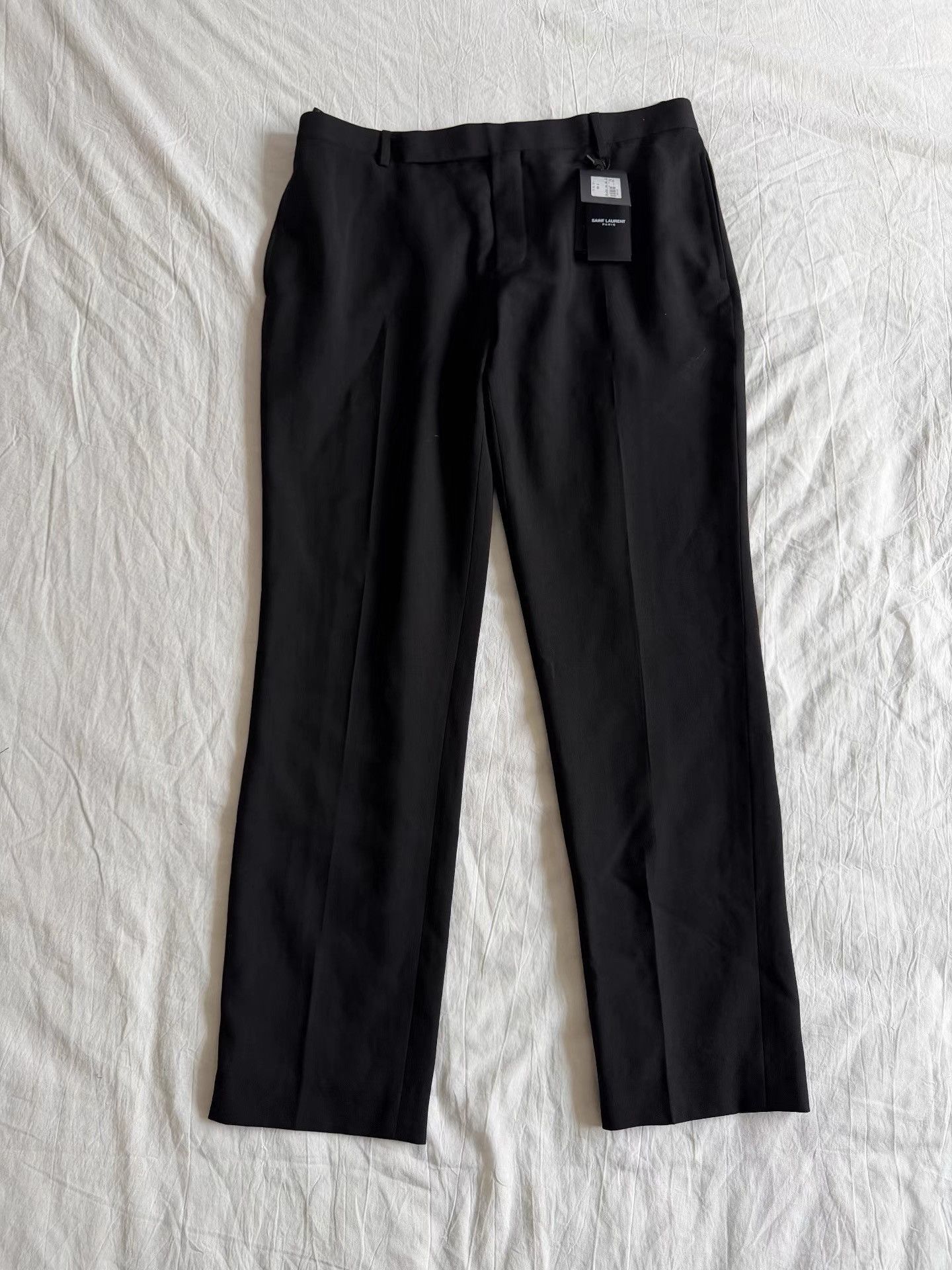Saint Laurent Paris Black Tailored Casual Pants Size 34 Size US 34 / EU 50 - 1 Thumbnail