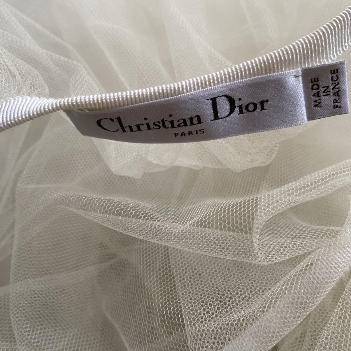 Dior Christian Dior Mesh Tulle Skirt Size 26" / US 2 / IT 38 - 5 Thumbnail