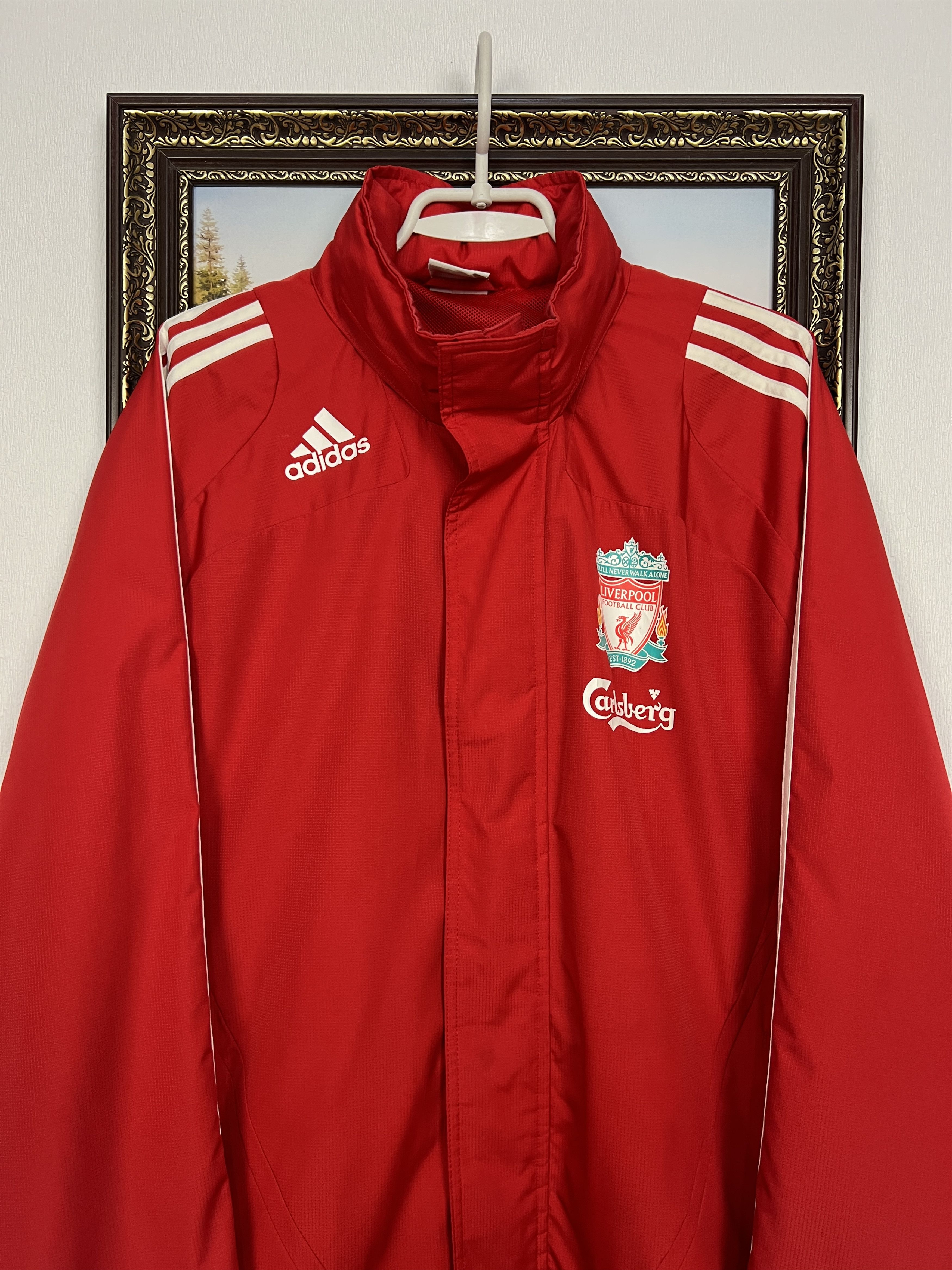 Adidas Vintage Adidas Liverpool Football Jacket Soccer Track Top Size US S / EU 44-46 / 1 - 2 Thumbnail
