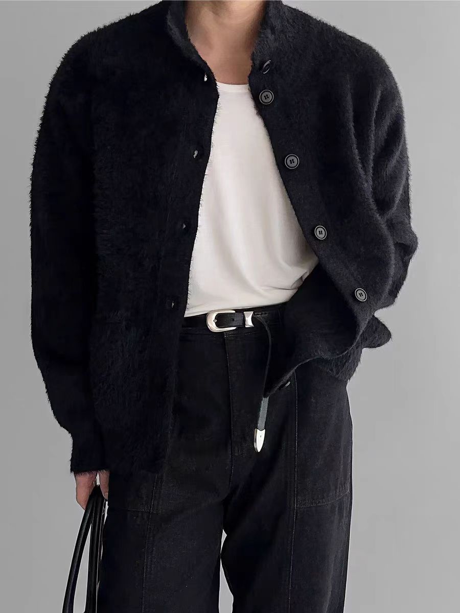 Japanese Brand Vintage Black XL Button Casual Knit Cardigan Sweater Jacket Size US XL / EU 56 / 4 - 1 Thumbnail