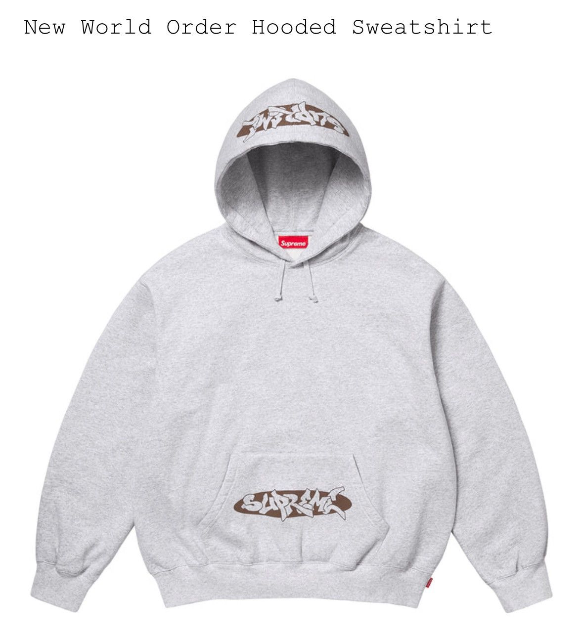 Other Supreme New World Order Hoodie Sweatshirt Size US S / EU 44-46 / 1 - 2 Thumbnail