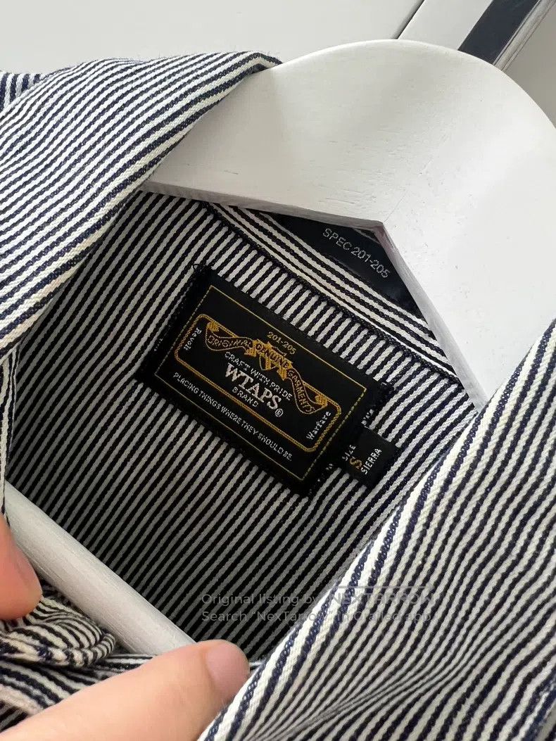 Wtaps Wtaps Vertical striped long-sleeve top Size US S / EU 44-46 / 1 - 2 Thumbnail