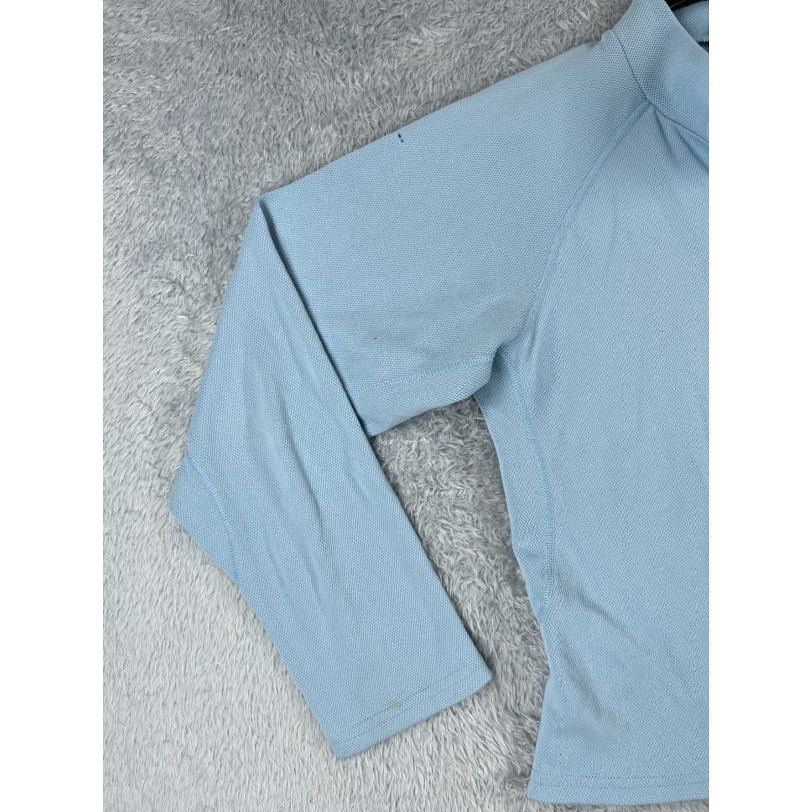 The North Face The North Face Shirt Women Large Blue Long Sleeve Crew Neck Polyester Pique Size L / US 10 / IT 46 - 3 Thumbnail