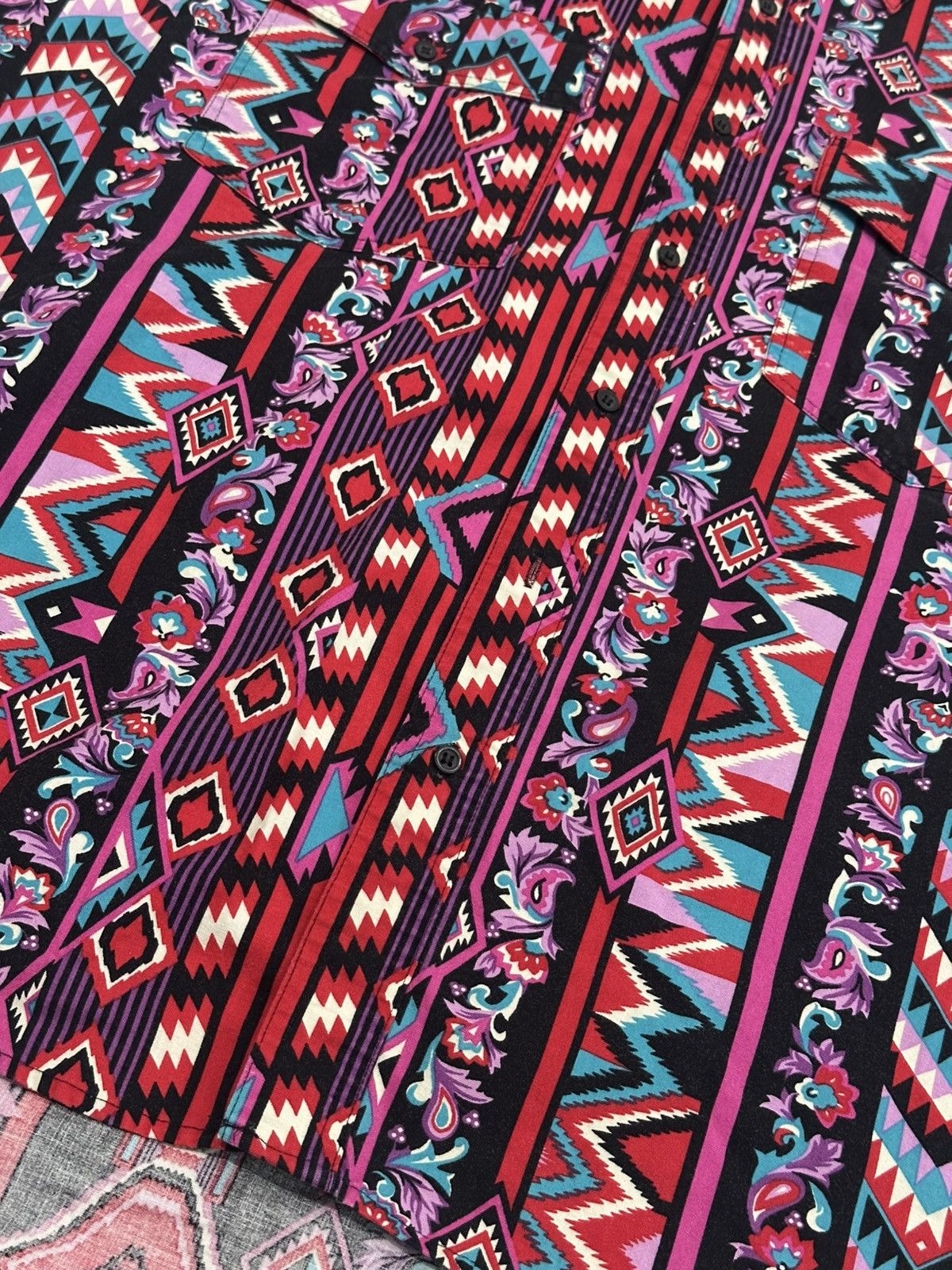 Wrangler Vintage 90s Wrangler Western Shirt Aztec Southwestern XL Size US XL / EU 56 / 4 - 9 Thumbnail