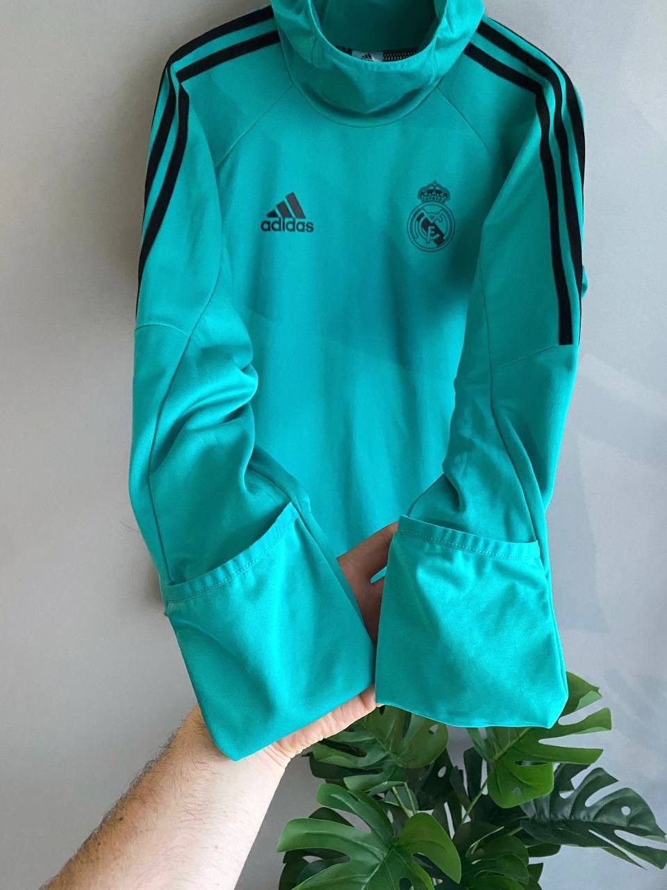 Adidas FC Real Madrid 2017/18 Warm Top Training Long Sleeve Size S Size US S / EU 44-46 / 1 - 9 Thumbnail