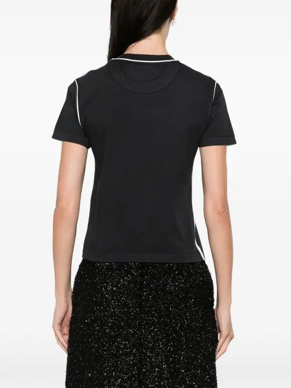 Gucci oc11z0126 Printed Cotton Jersey T-Shirt In Black/Pink Size M / US 6-8 / IT 42-44 - 4 Thumbnail
