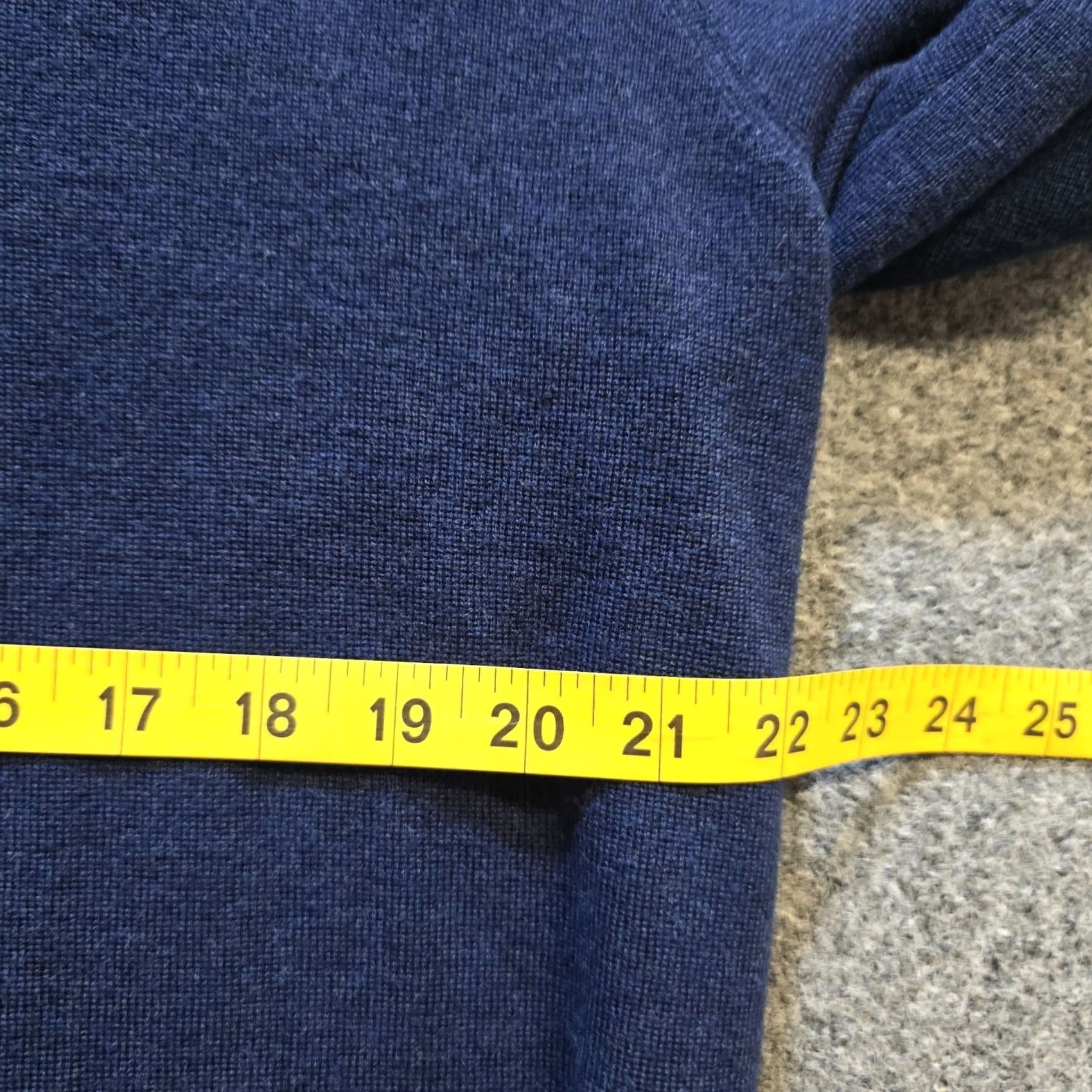 Vineyard Vines Vineyard Vines Sweater Mens Large Blue 1/4 Zip Merino Wool Knit Capsule Preppy Size US L / EU 52-54 / 3 - 6 Thumbnail